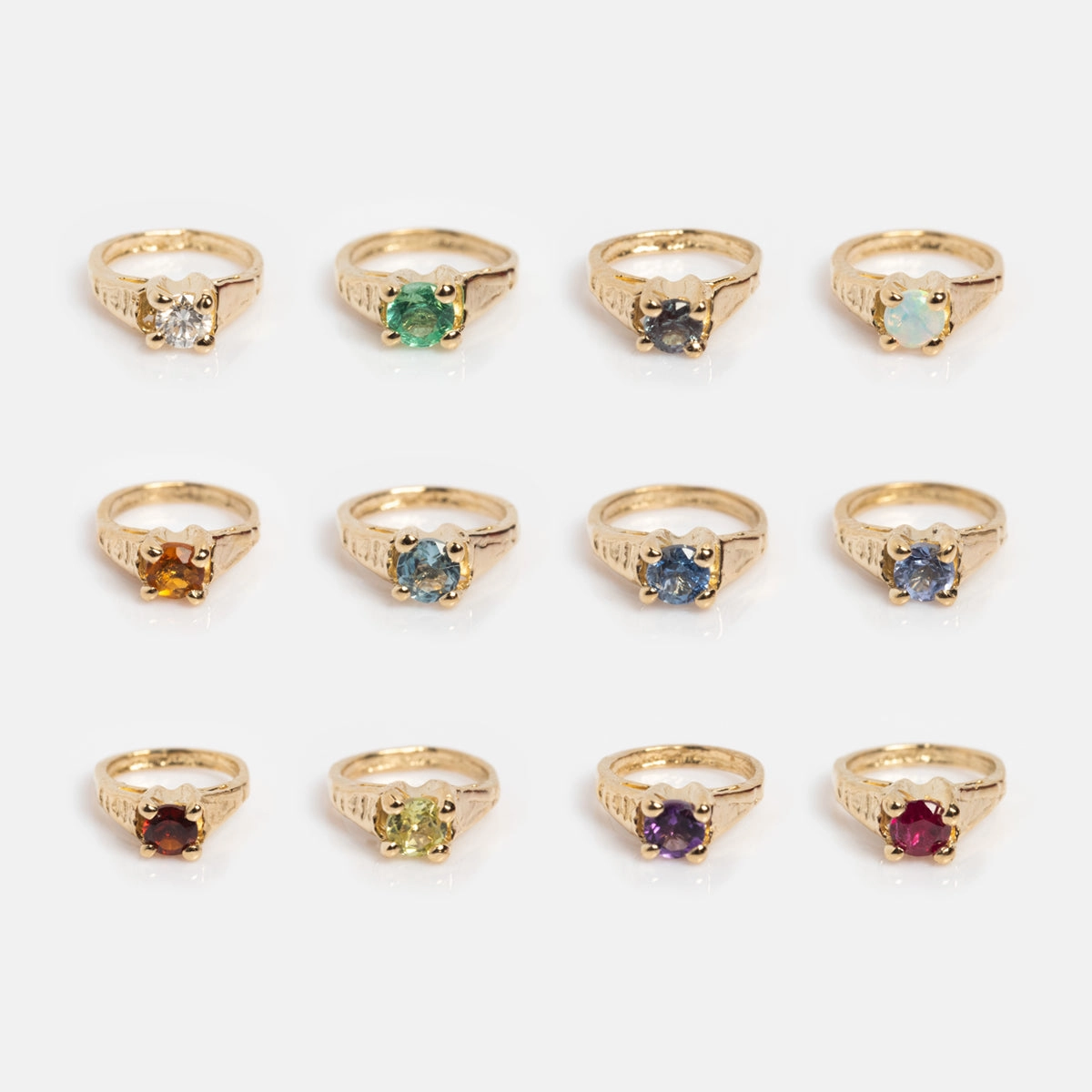 14k Littlest Birthstone Ring Charm