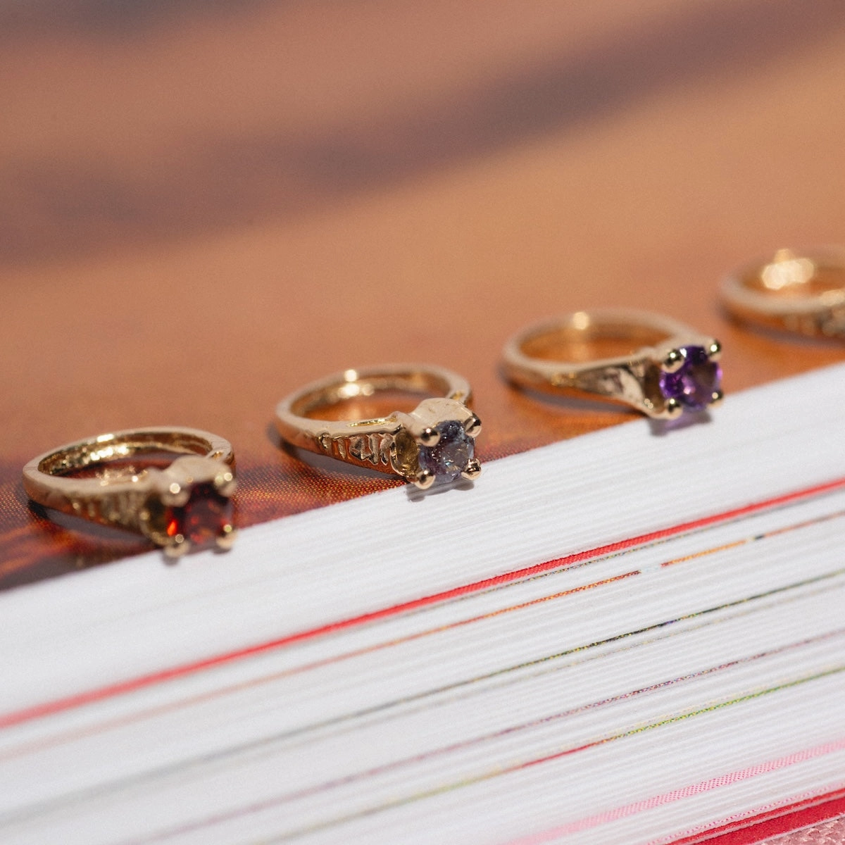 14k Littlest Birthstone Ring Charm