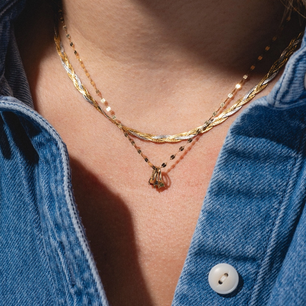 14k Littlest Birthstone Ring Charm