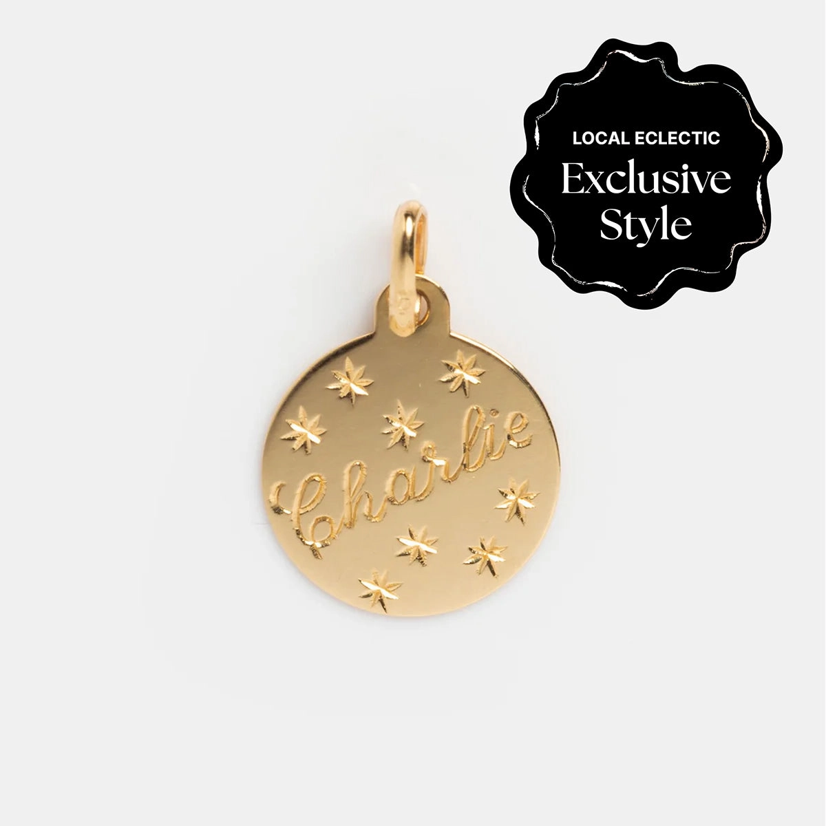 14k Written in the Stars Customizable Name Charm