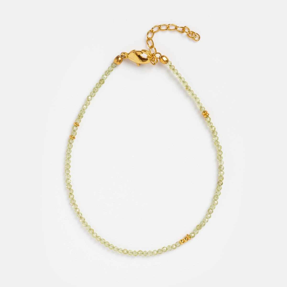 Beaded Gemstone Anklet