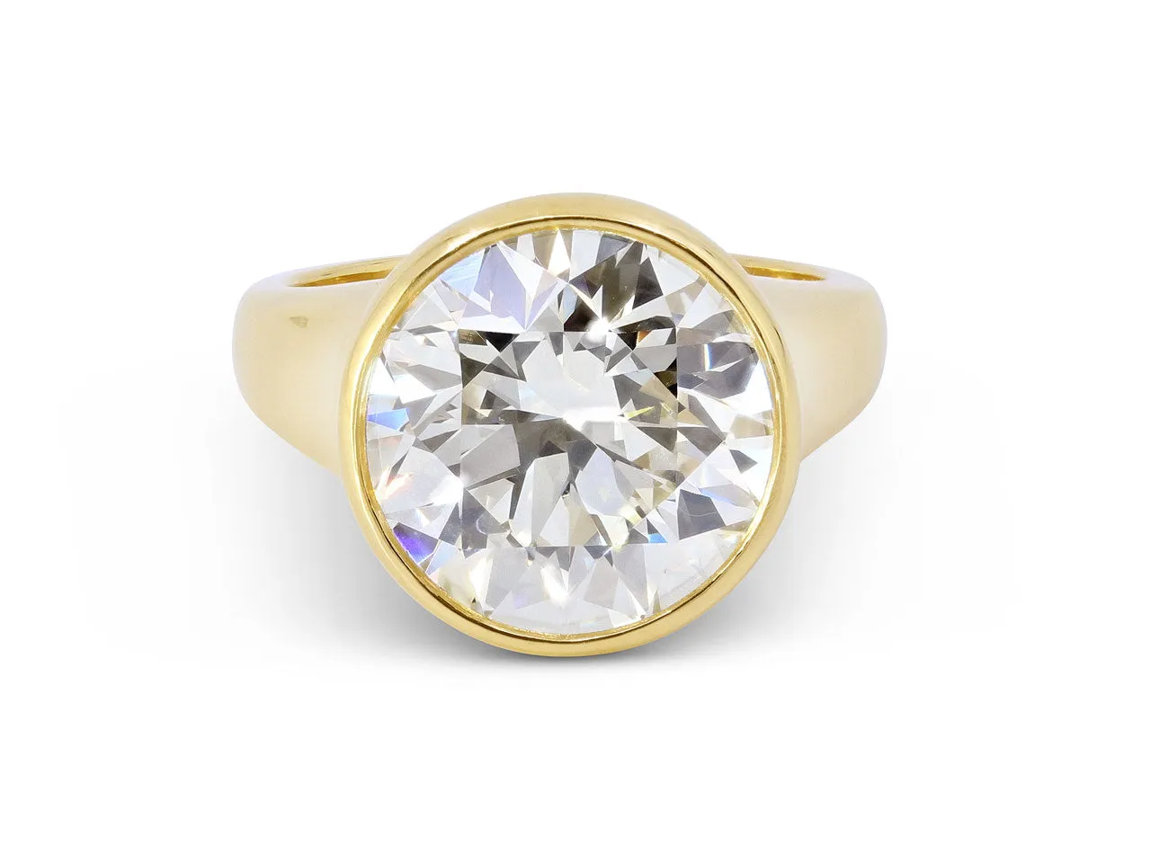 Beladora 'Bespoke' Bezel-set Diamond, 7.09 carats, in 18K Gold