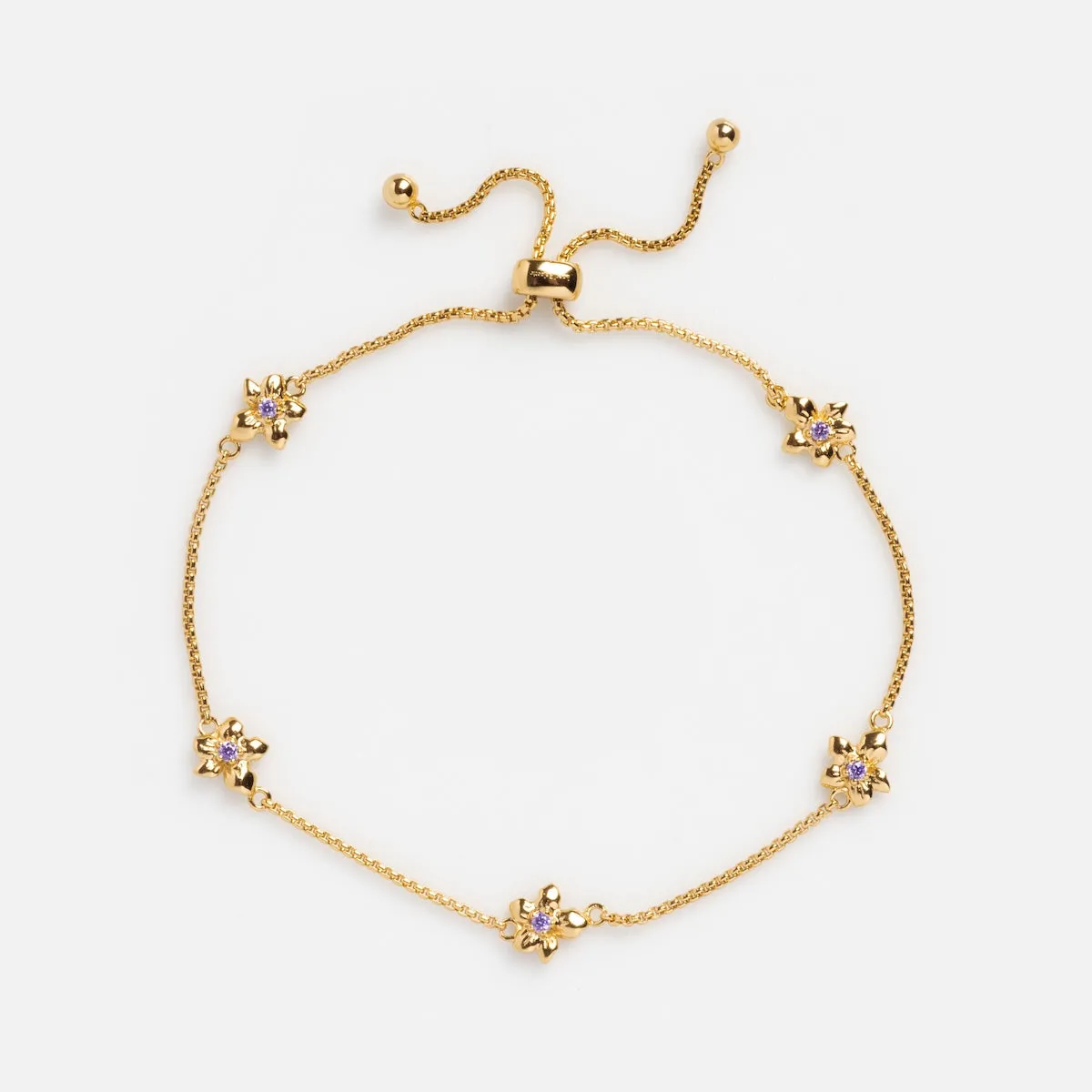Birth Flower Bracelet