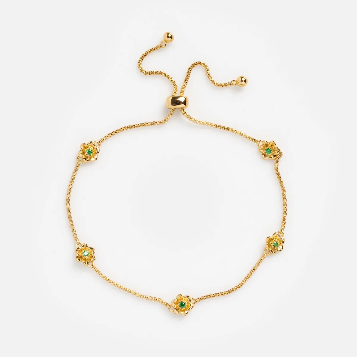 Birth Flower Bracelet