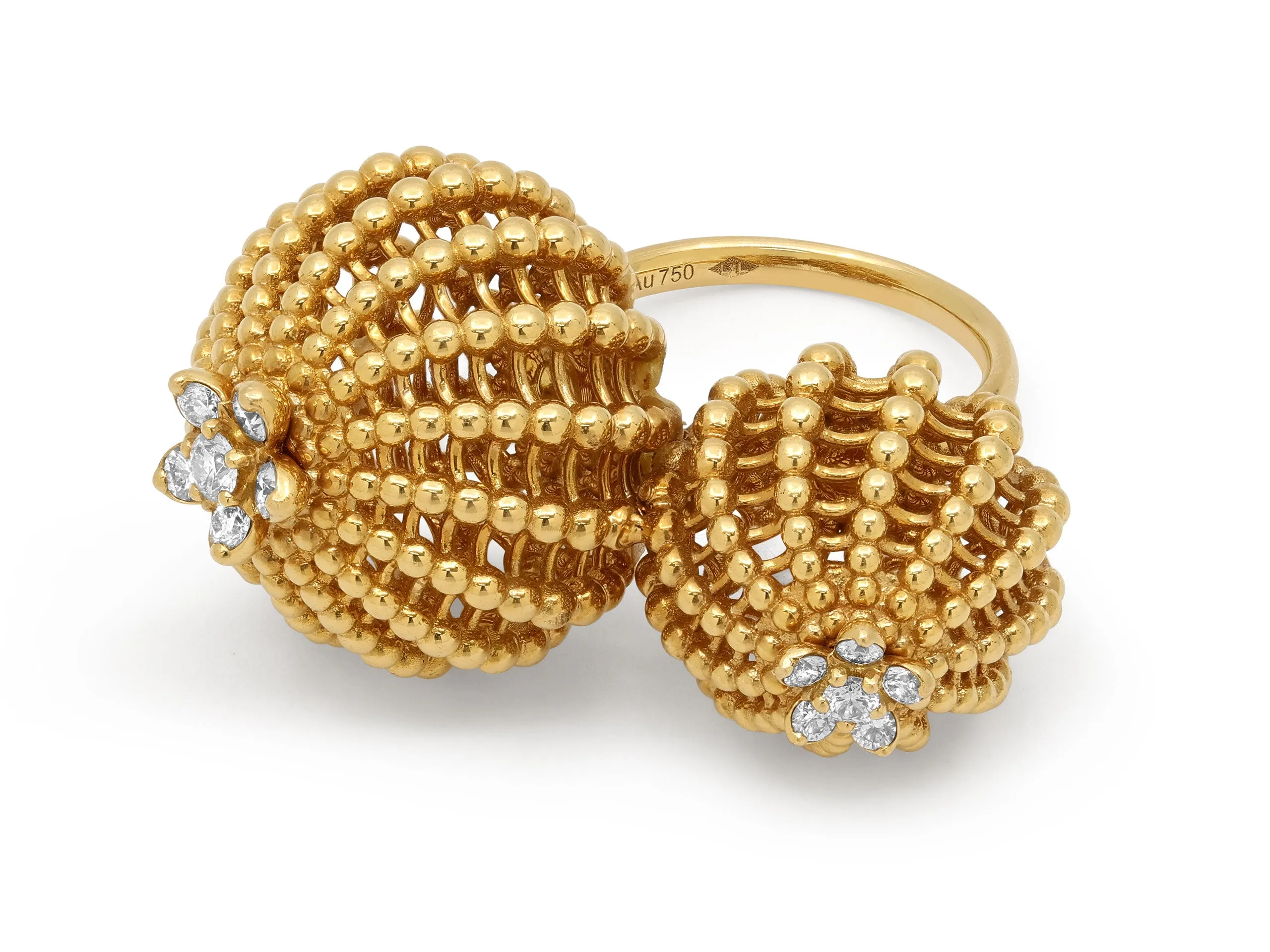Cartier 'Cactus de Cartier' Diamond Ring in 18K Gold