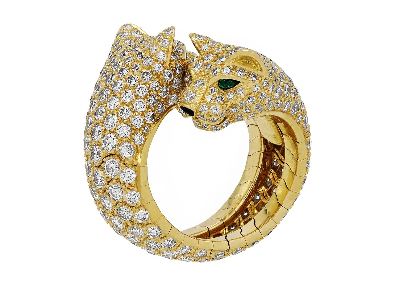 Cartier 'Panthre de Cartier' 'Lakarda' Diamond Ring in 18K Gold