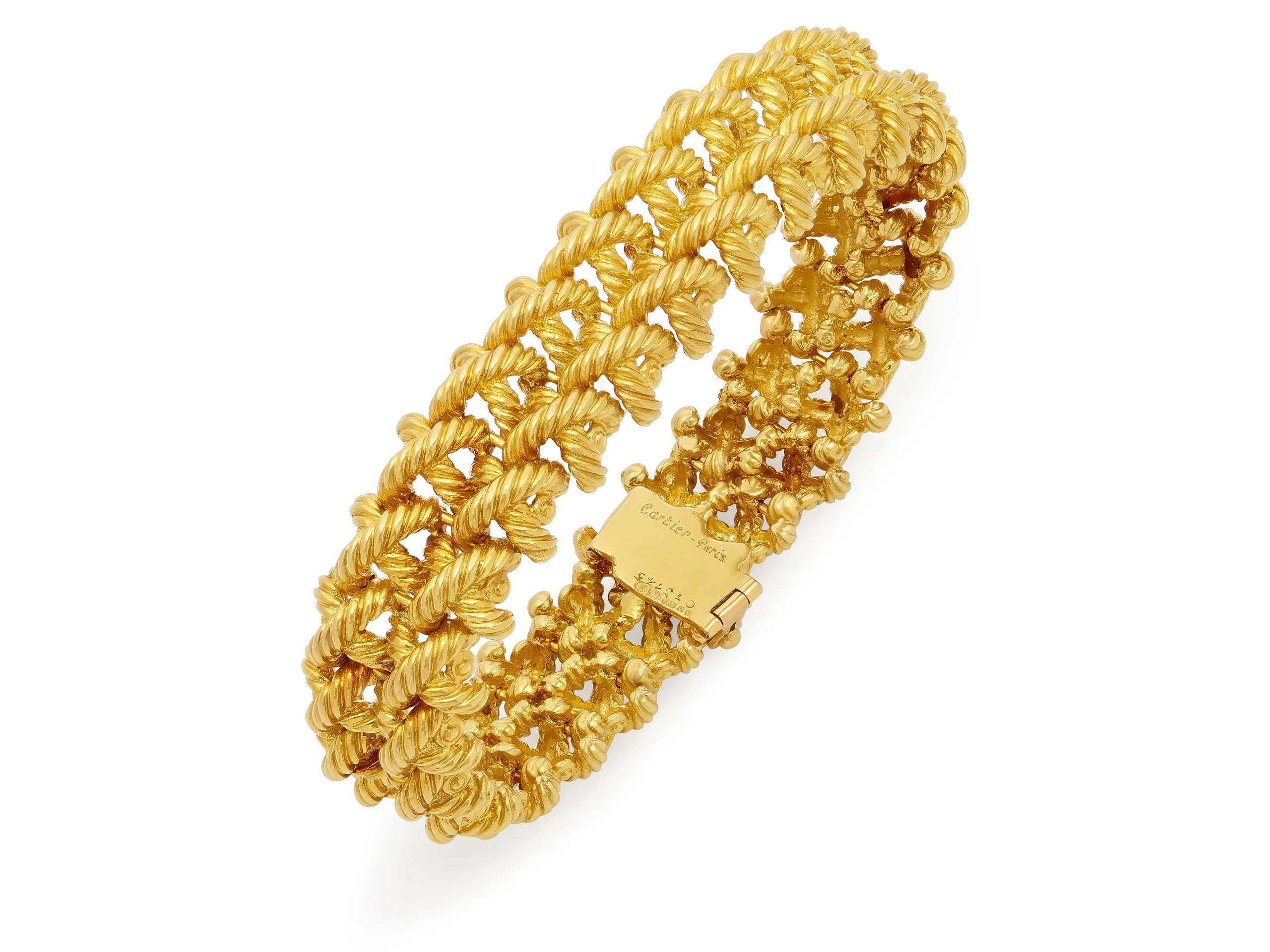 Cartier Twisted Rope Bracelet in 18K Gold