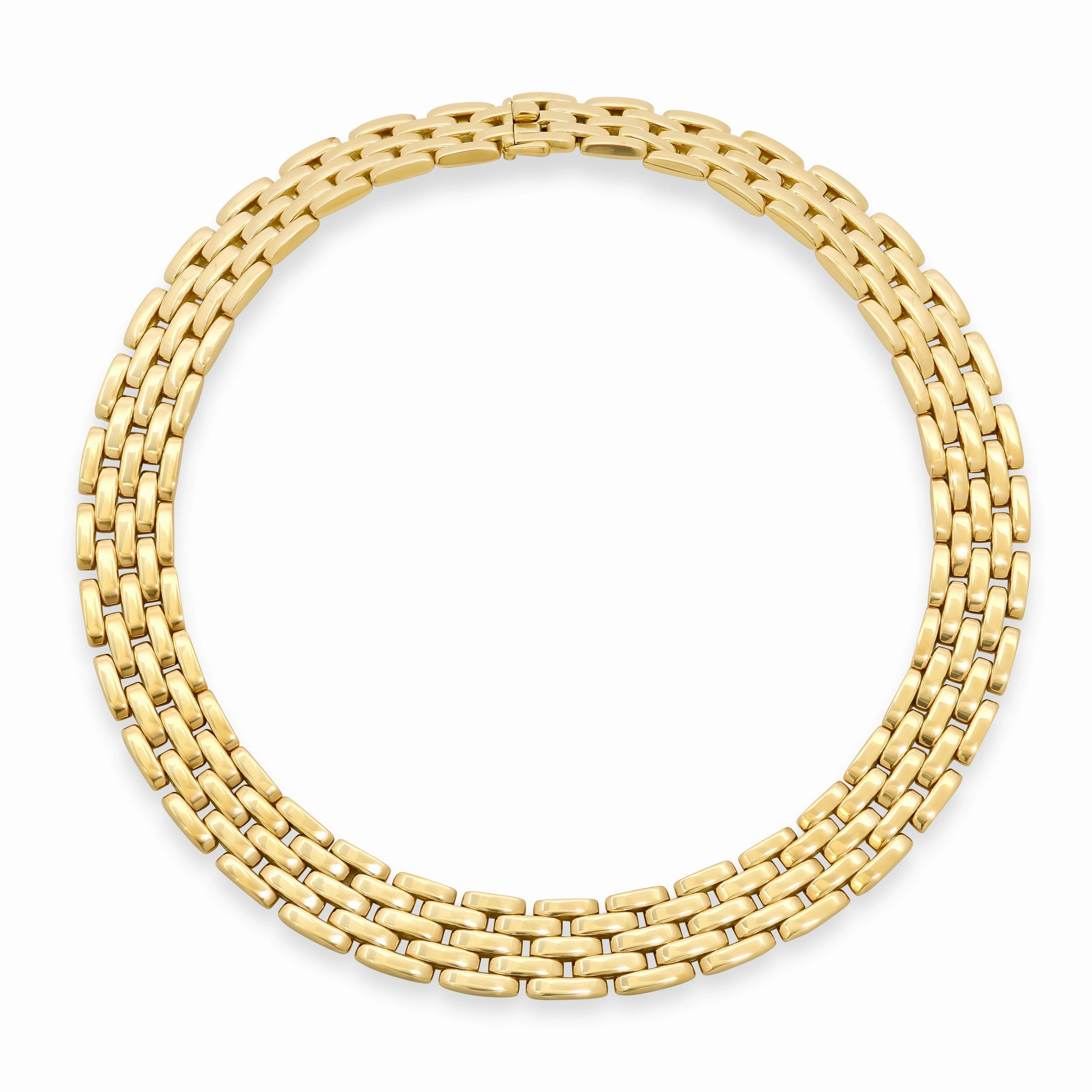 Cartier 'Maillon Panthre' Necklace in 18K Gold