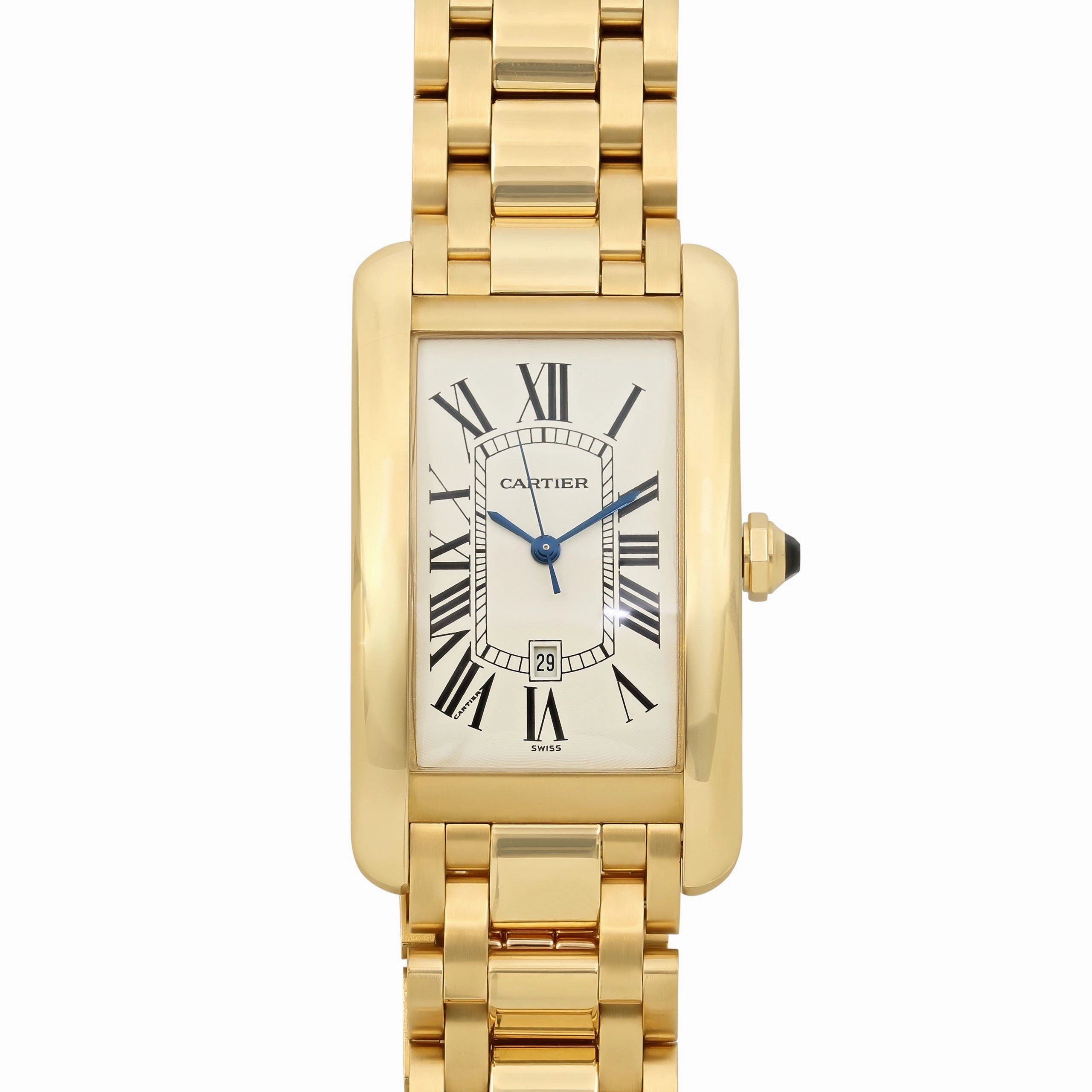 Cartier 'Tank Amricaine' XL Watch in 18K Gold