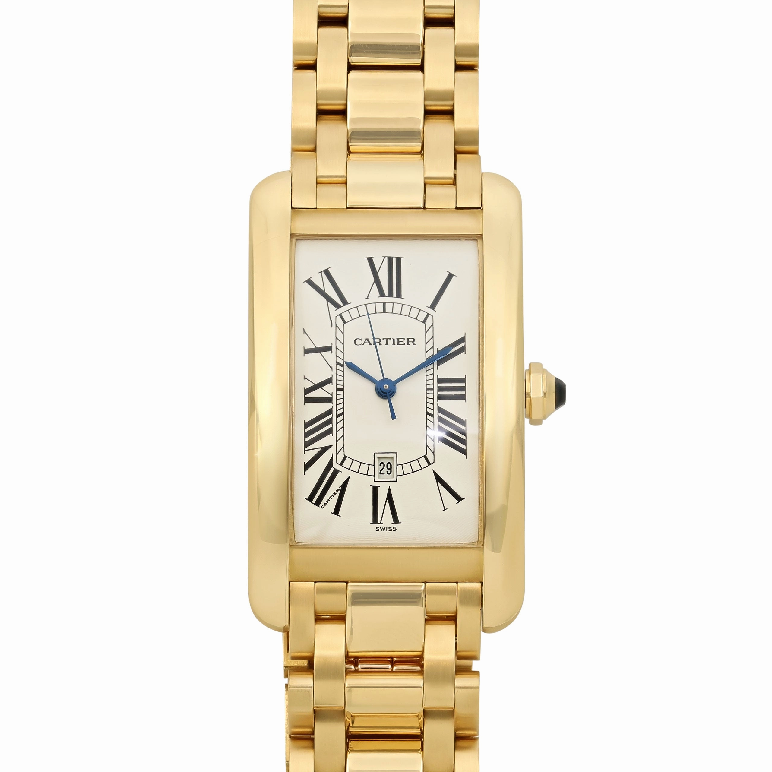 Cartier 'Tank Amricaine' XL Watch in 18K Gold