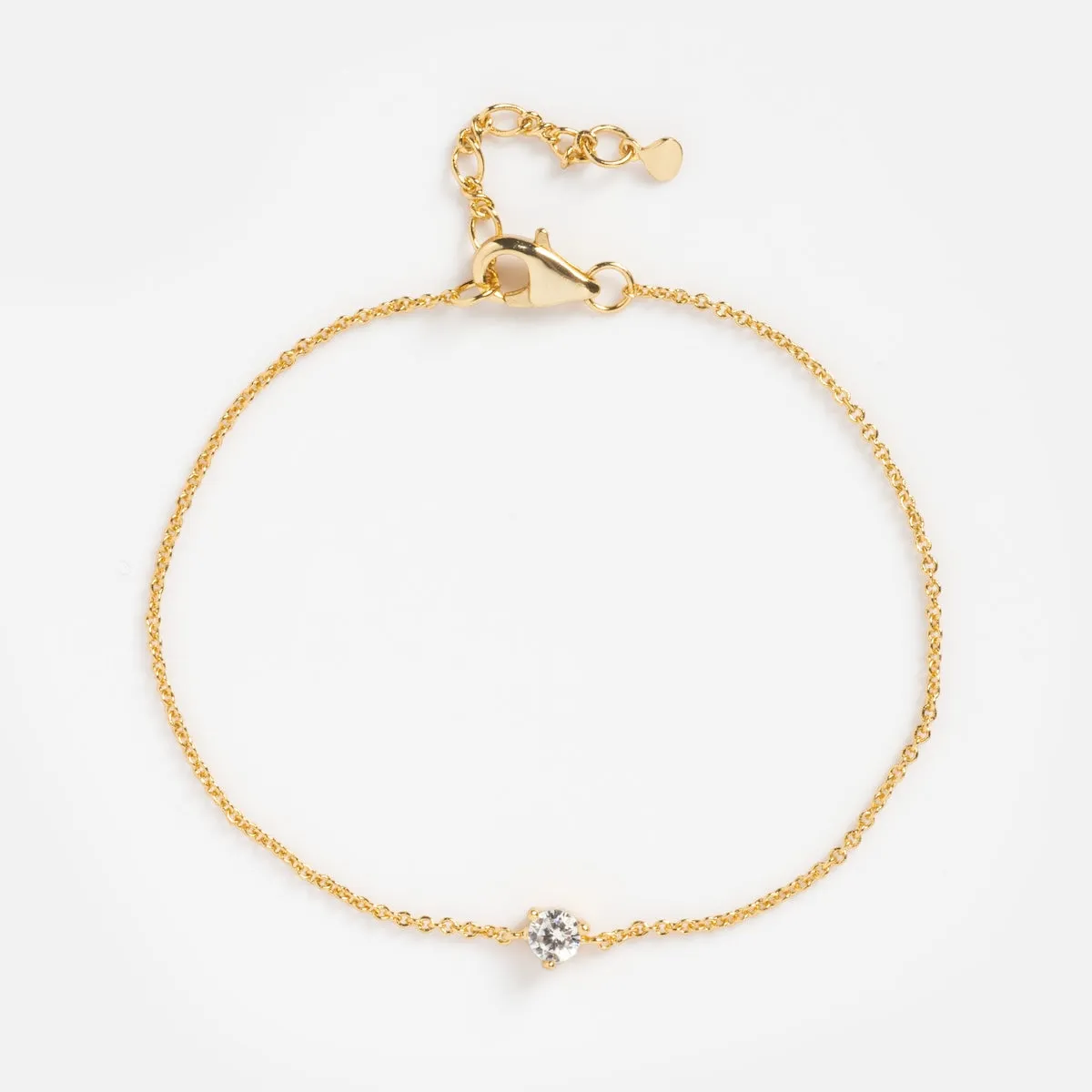 Chain Bracelet with CZ