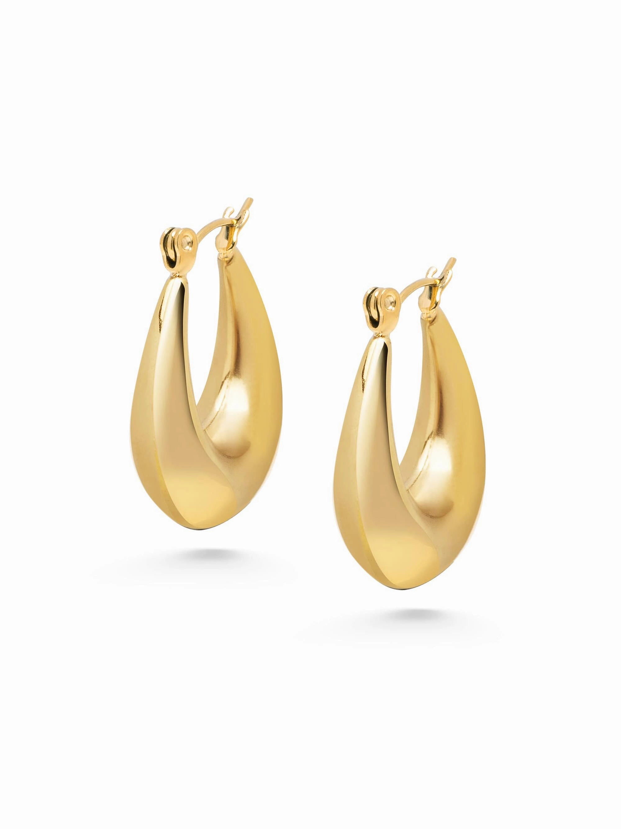 Clasp Hoop Earrings