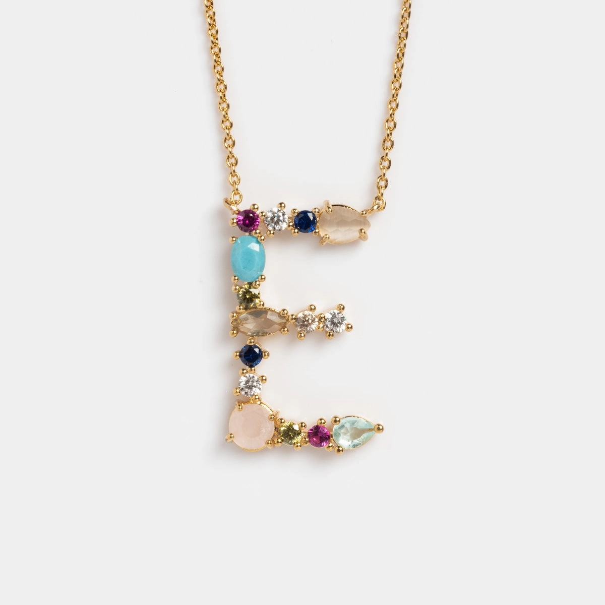 Colorful Monogram Pendant
