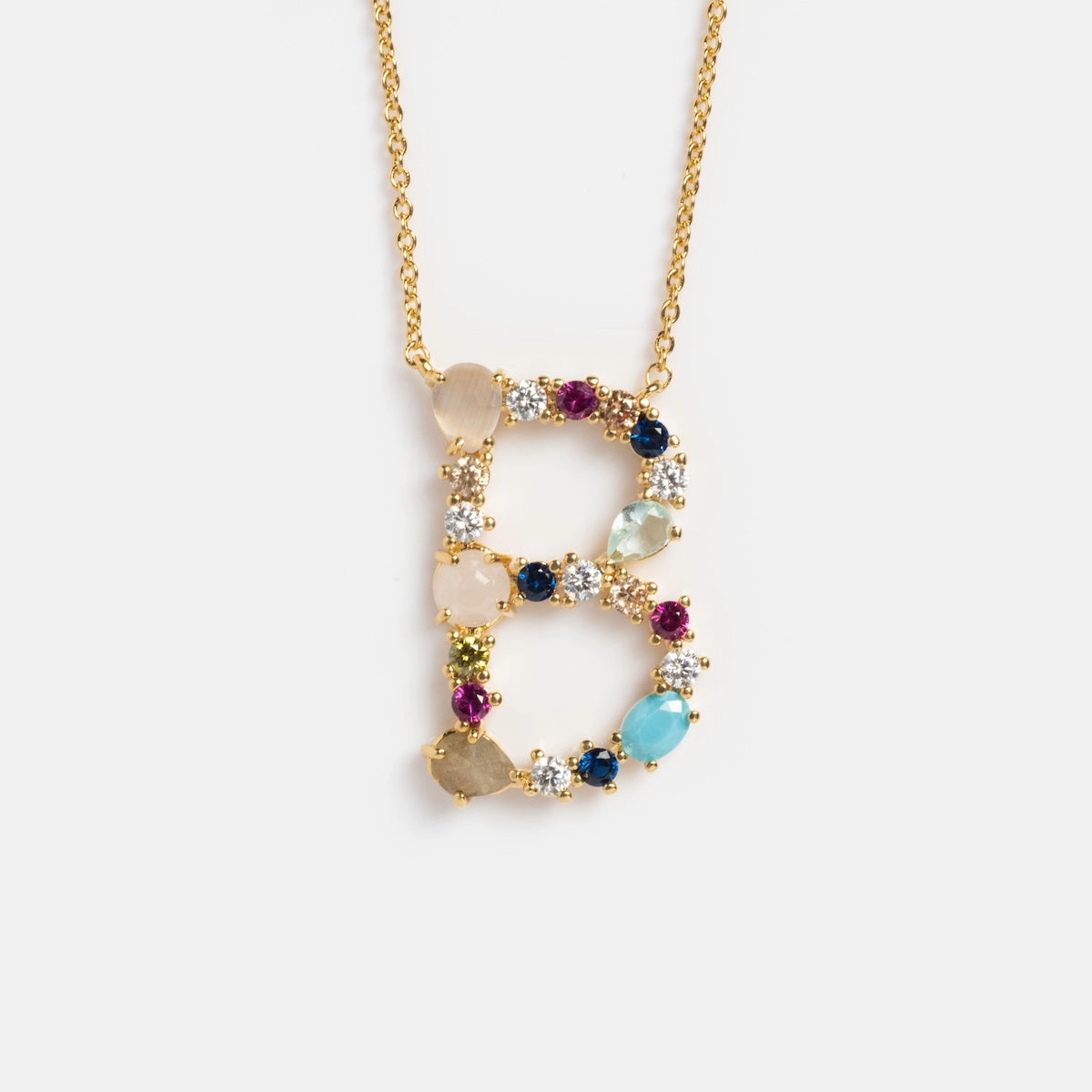 Colorful Monogram Pendant