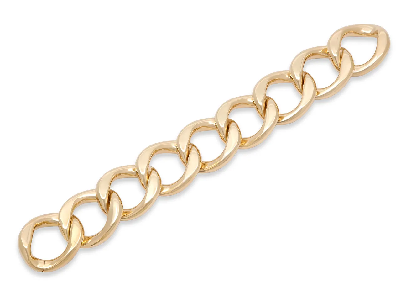 Curb Link Bracelet in 18K Gold