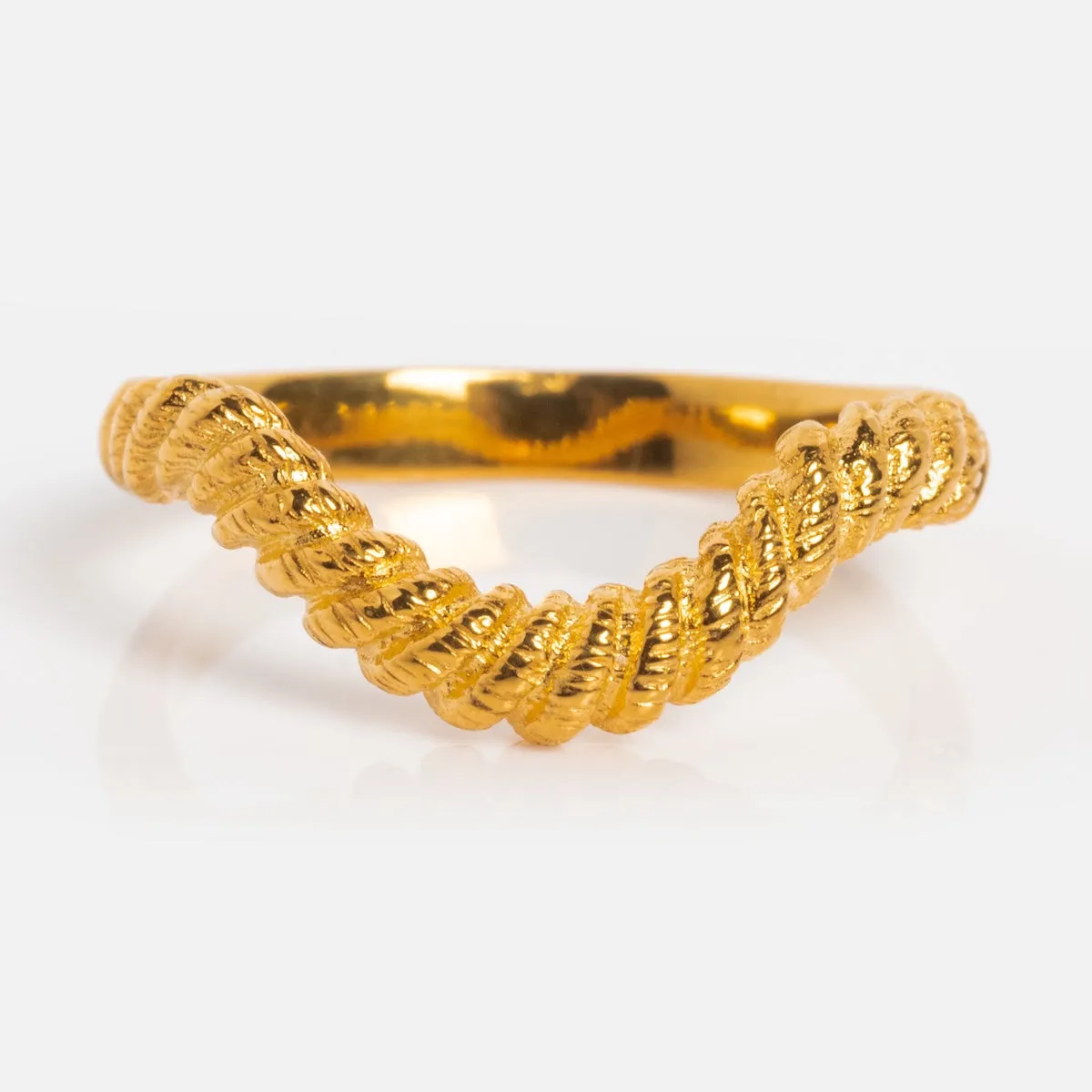 Curved Rope Ring