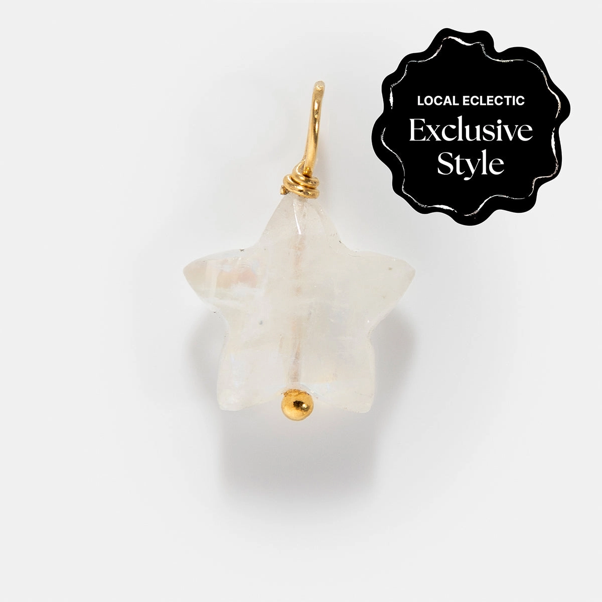 Devi Arts Collective x Local Eclectic Divine Feminine Moonstone Star Charm