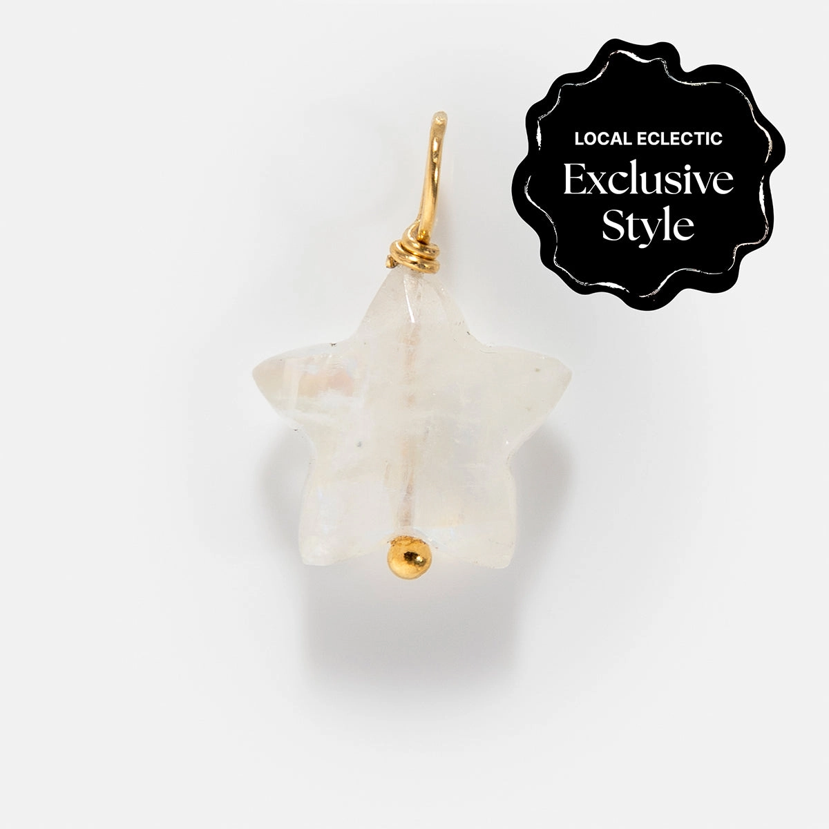 Devi Arts Collective x Local Eclectic Divine Feminine Moonstone Star Charm