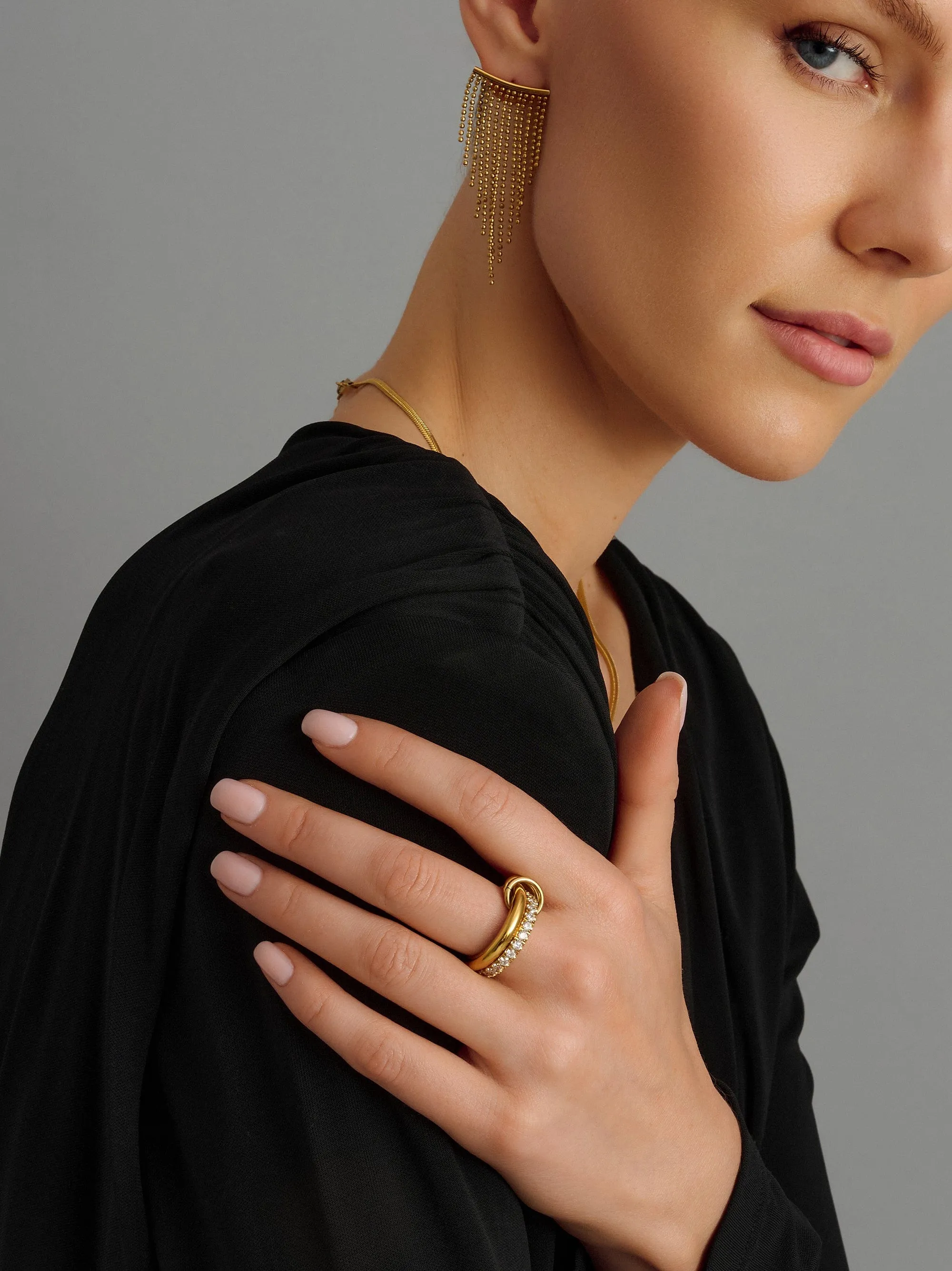 Double Band Ring in Gold