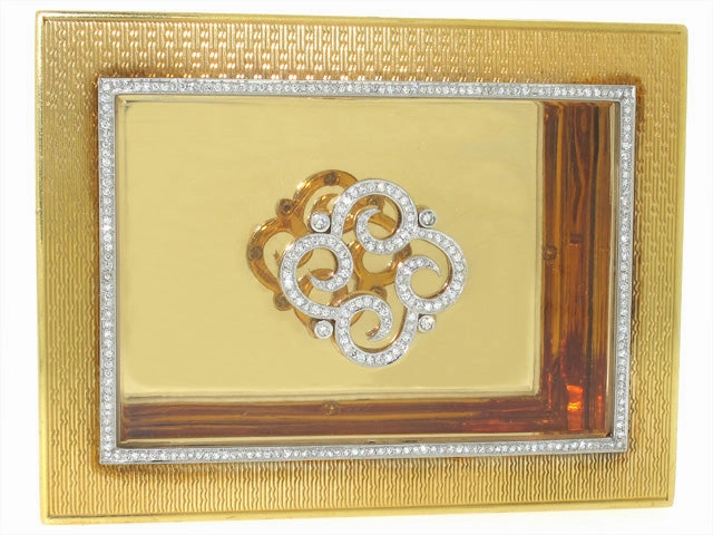 Exceptional Box with Diamond Detail in 18K