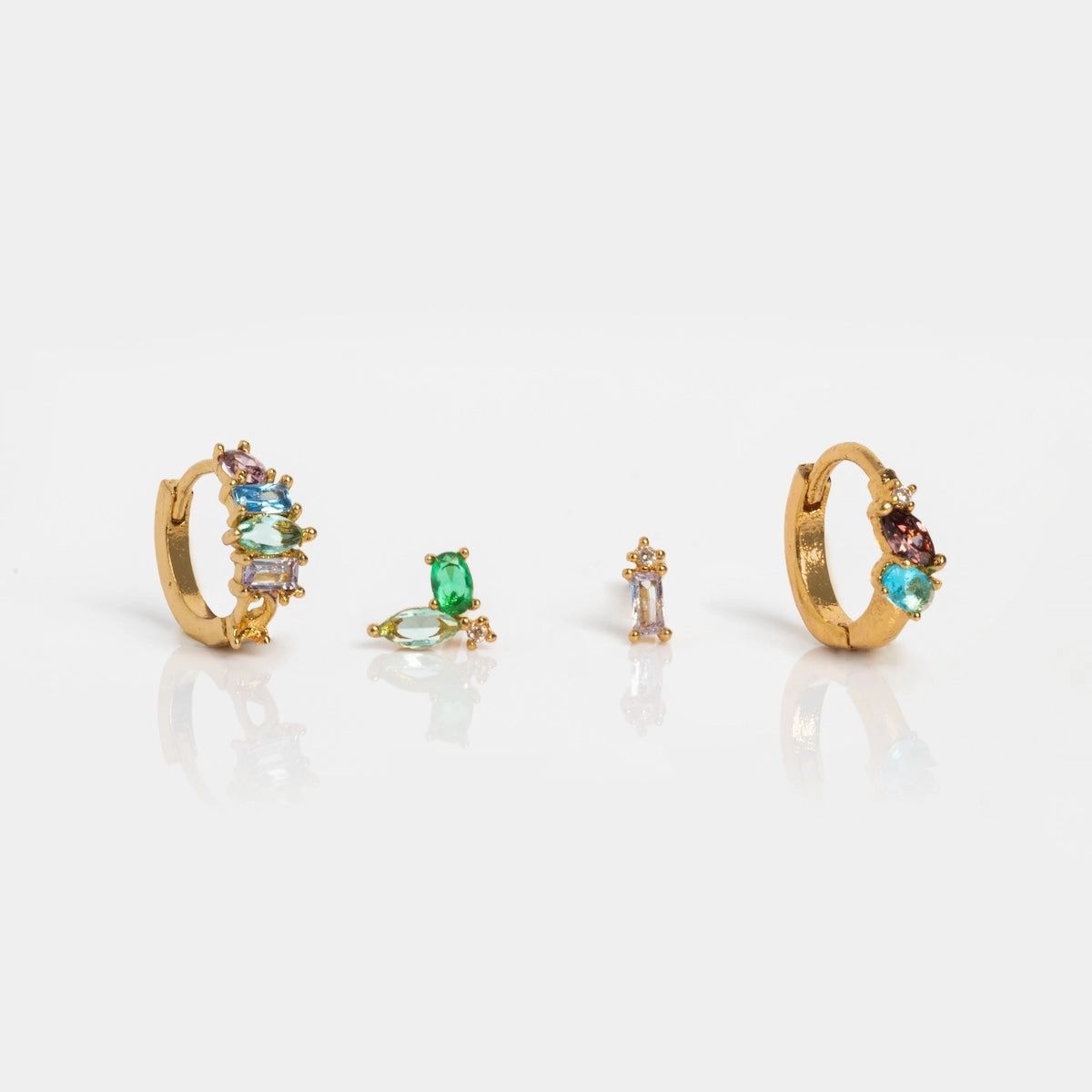 Flora and Fauna Earring Set