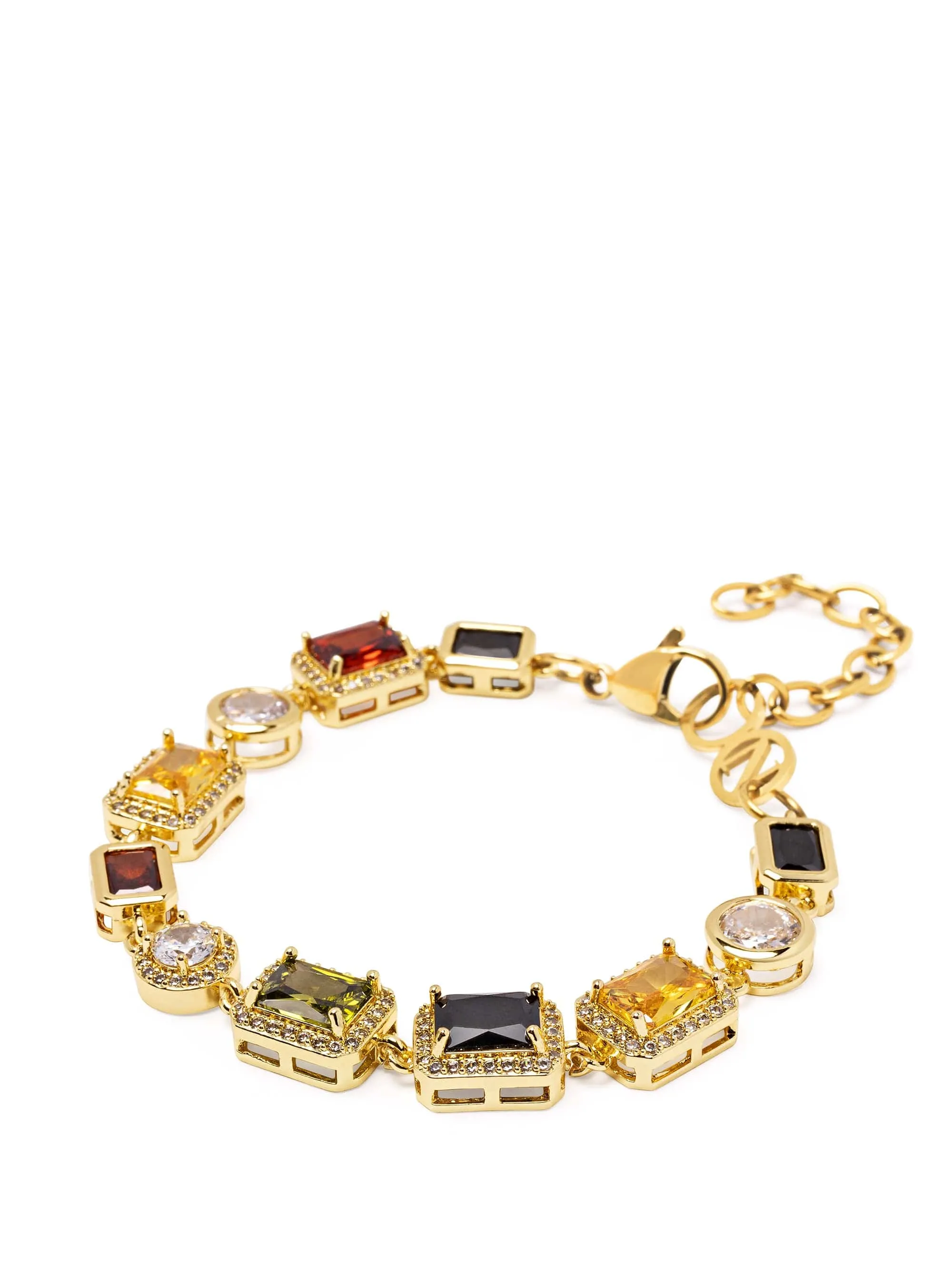 Gemstone Bracelet in Gold