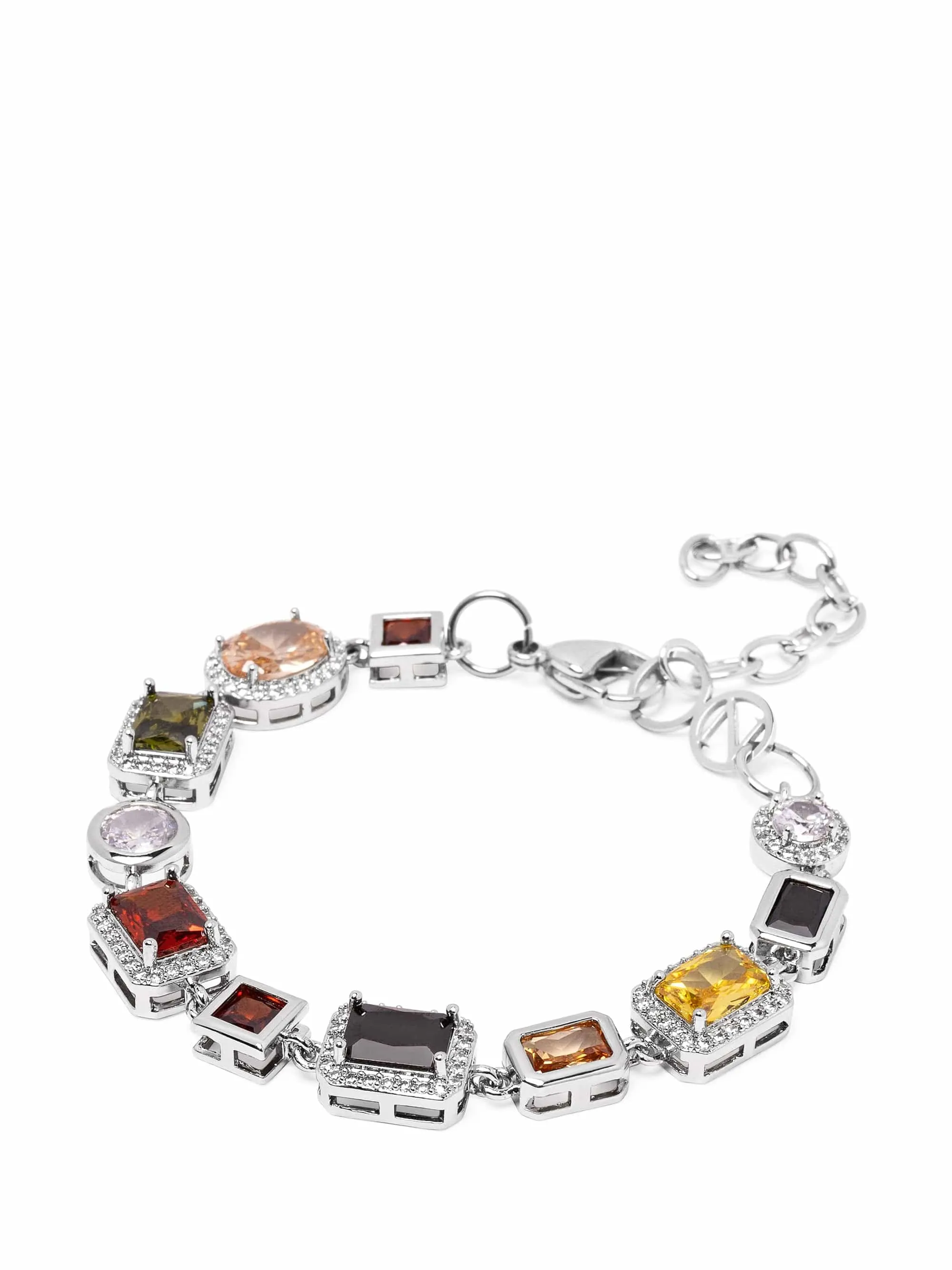 Gemstone Bracelet in Silver