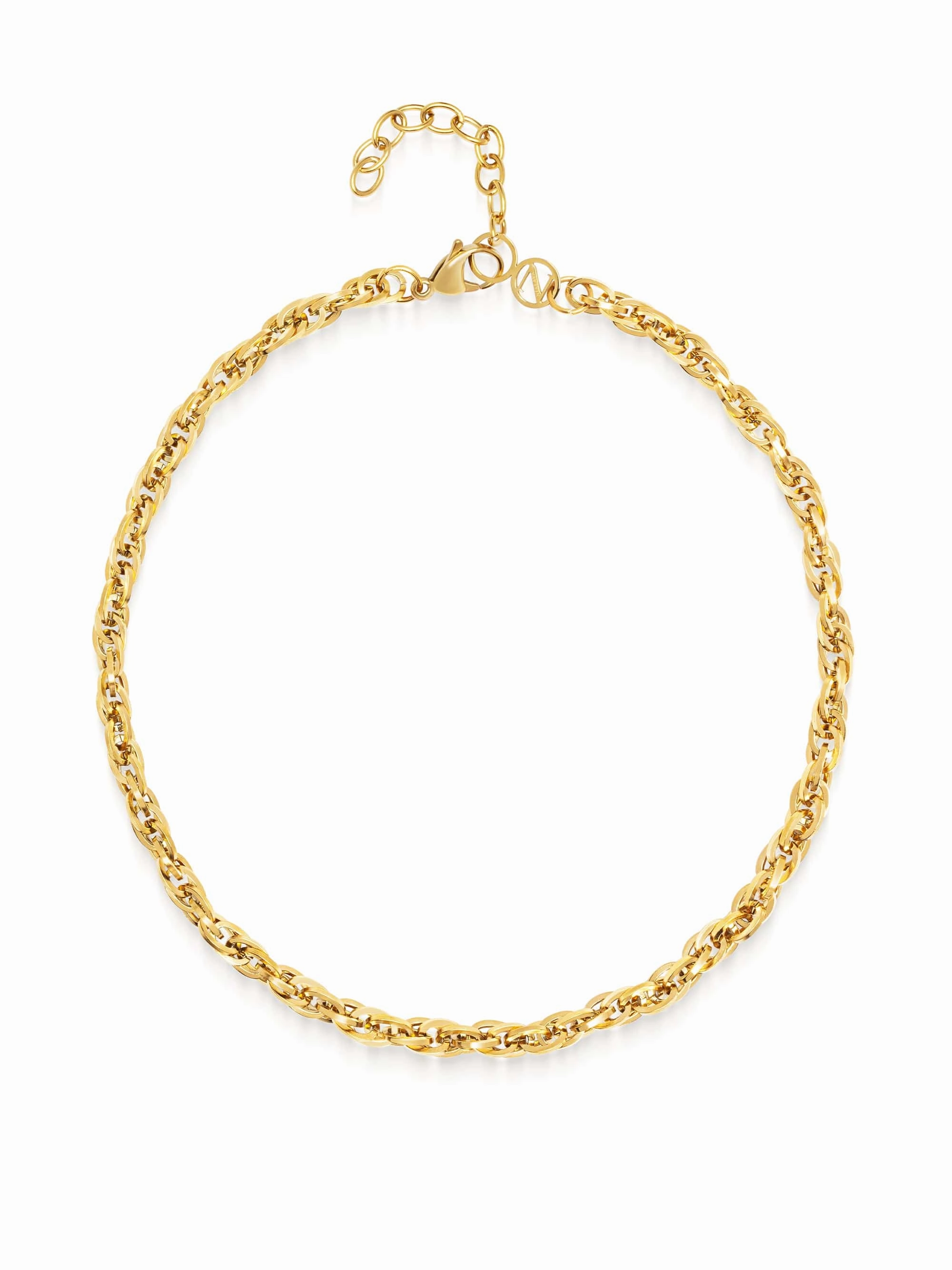 Gold Rope Chain Choker