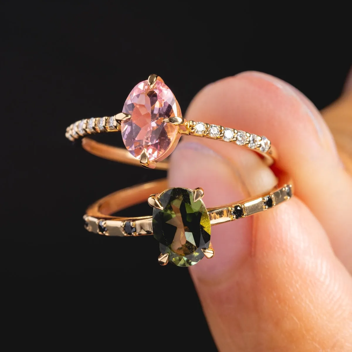 Iona Ring Black Diamond Ring