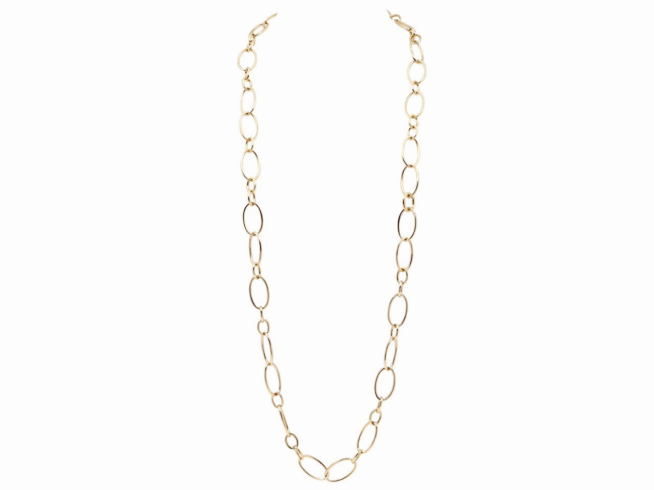Italian Oval Link Gold Chain in 18K, by Beladora