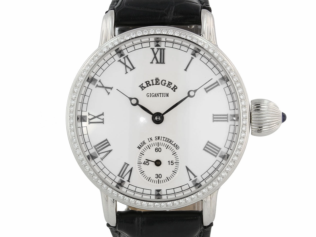 Kriger 'Gigantium' Diamond Watch in Stainless Steel