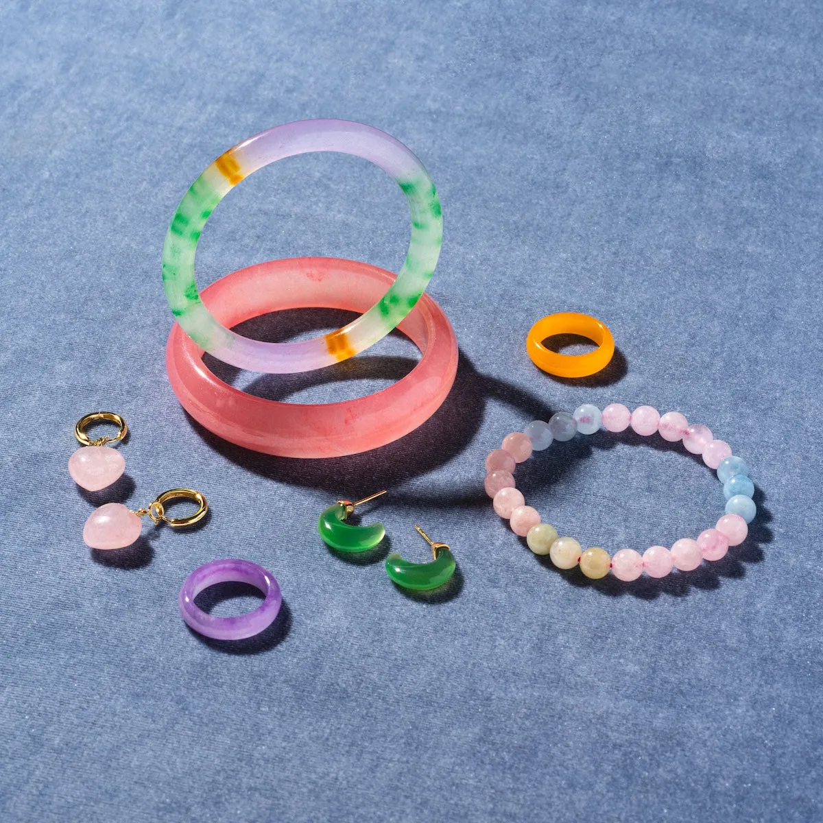 Lilac Purple Jadeite Ring