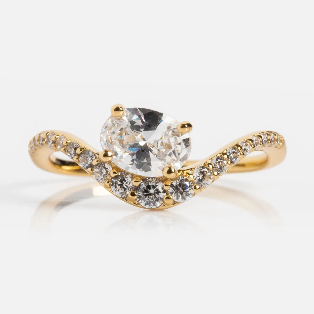 Main Character Floating Ombre Birthstone Ring