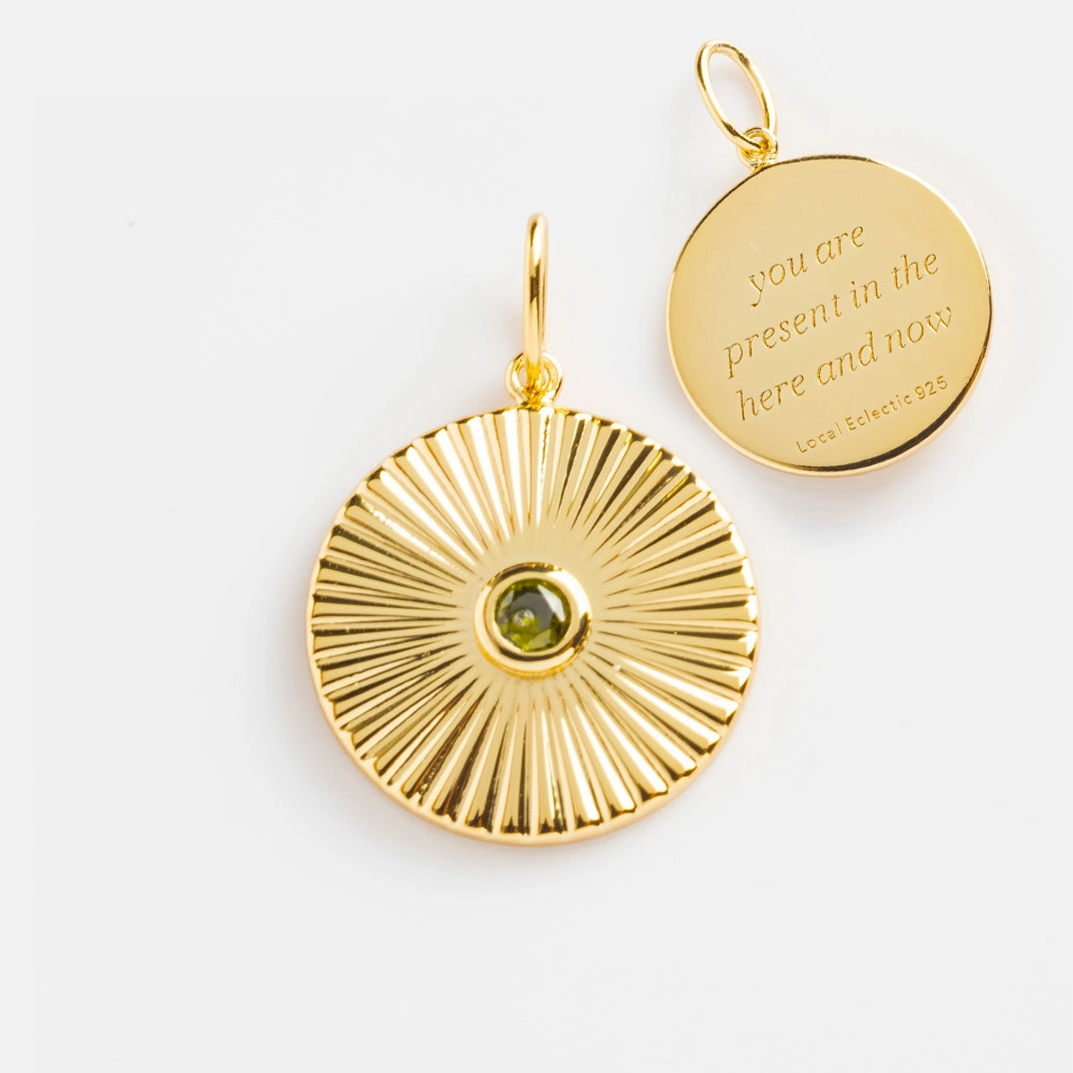 Mantra Empowerment Coin Charm