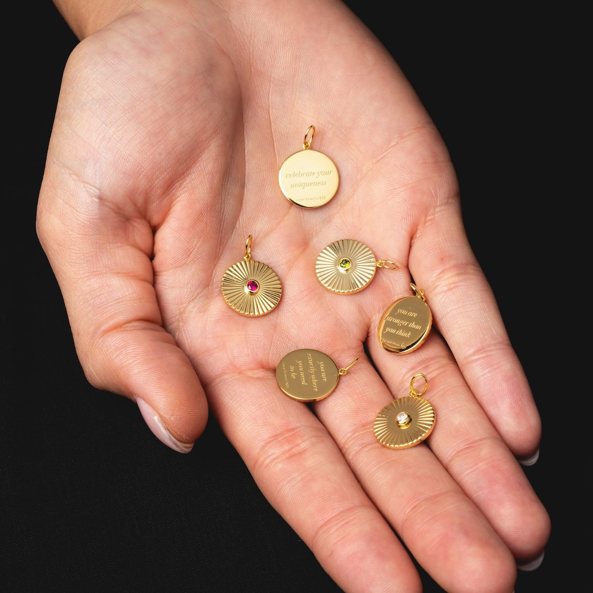 Mantra Empowerment Coin Charm