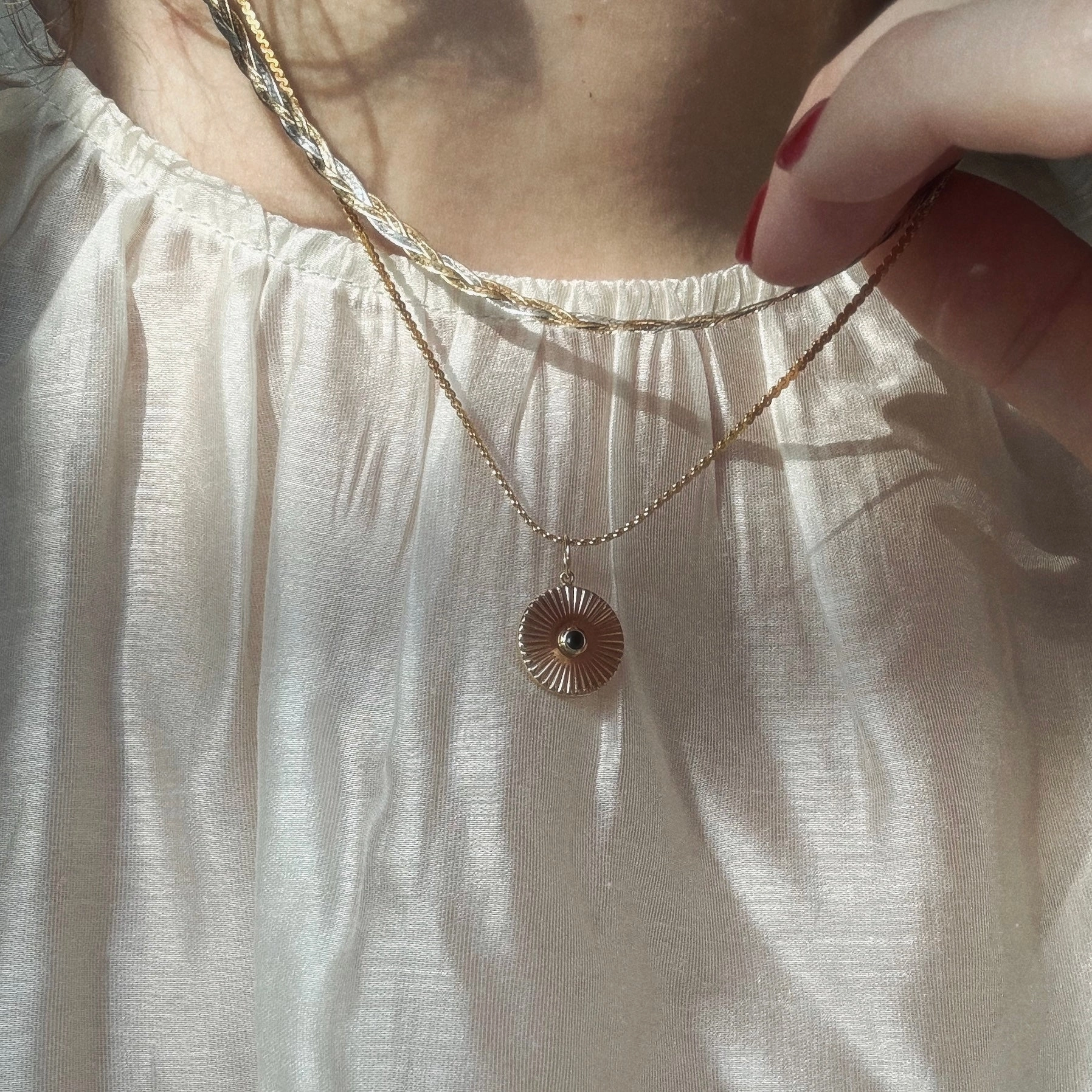 Mantra Empowerment Coin Charm