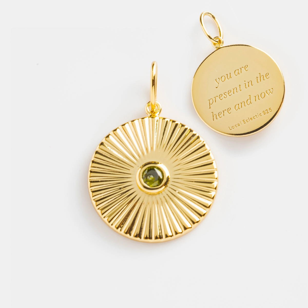 Mantra Empowerment Coin Charm