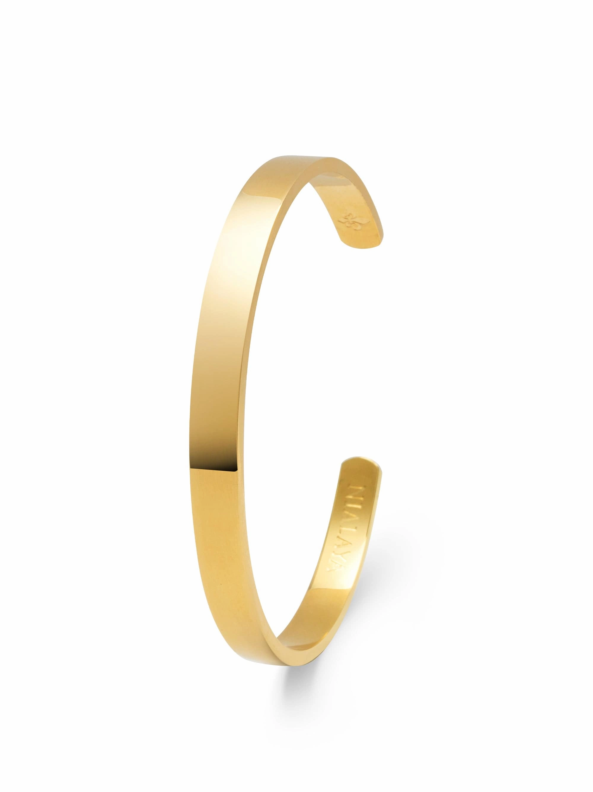 Men's Gold Open Cuff Bangle