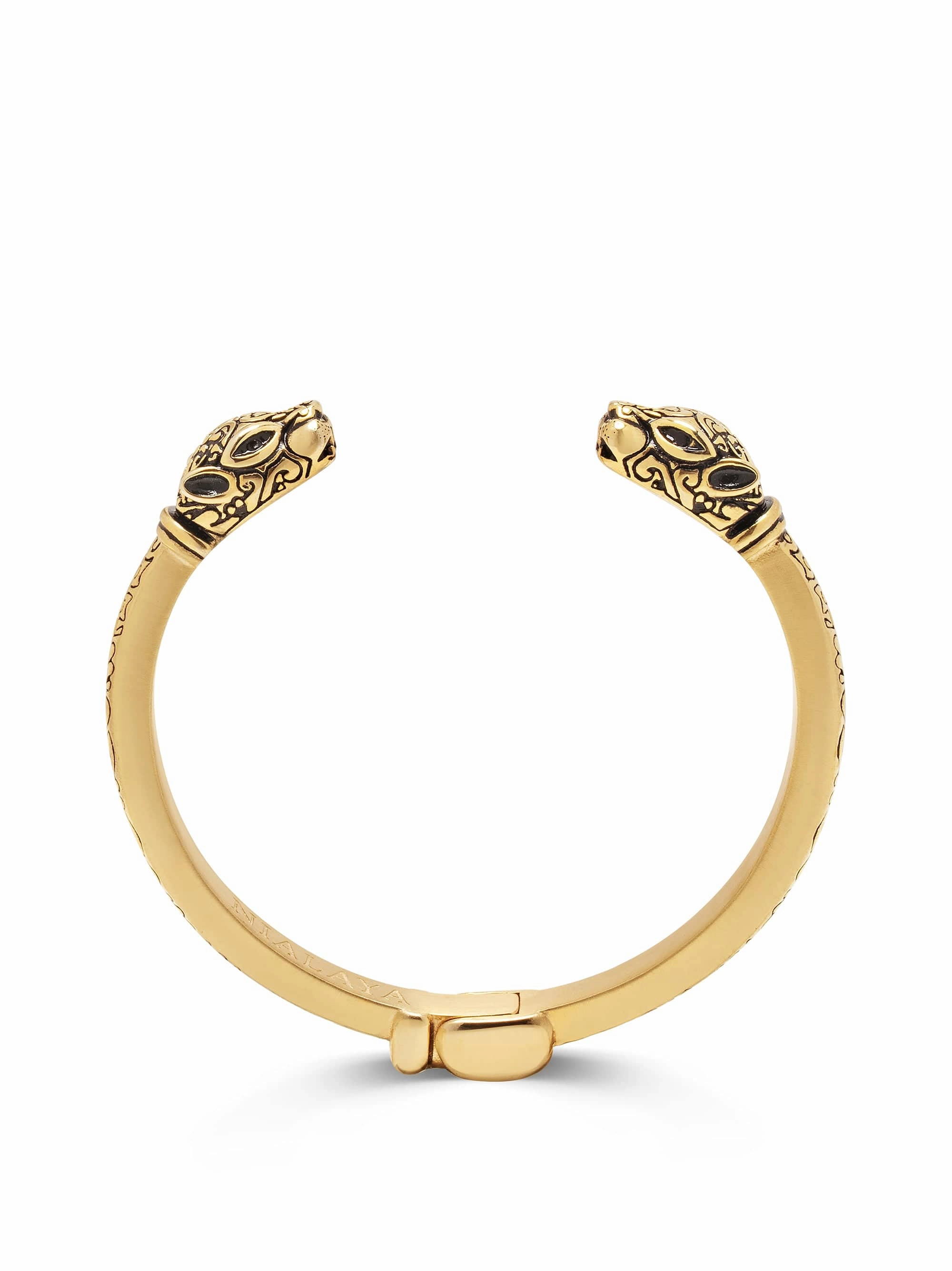 Men's Panther Bangle in Gold