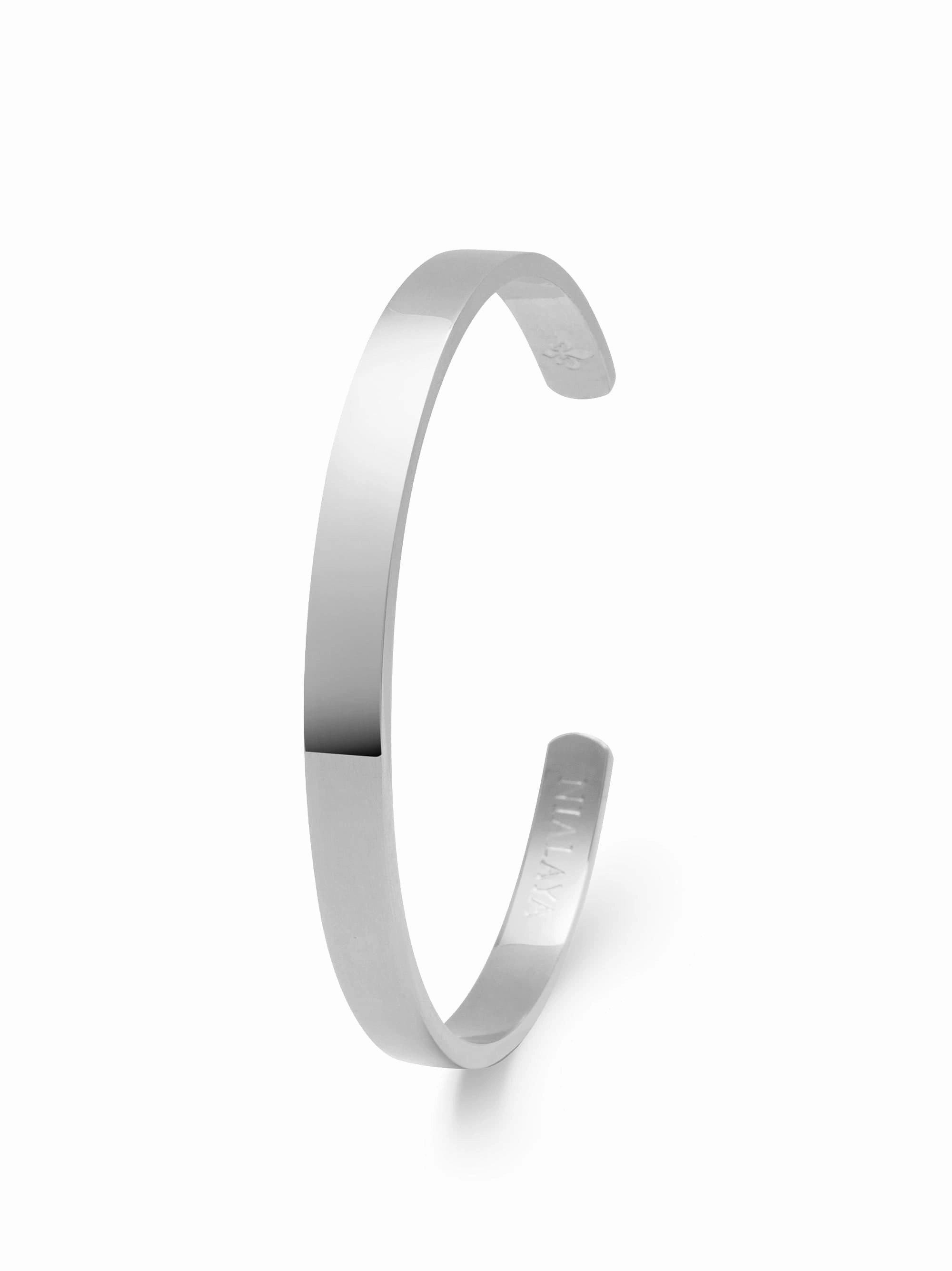 Men's Silver Open Cuff Bangle