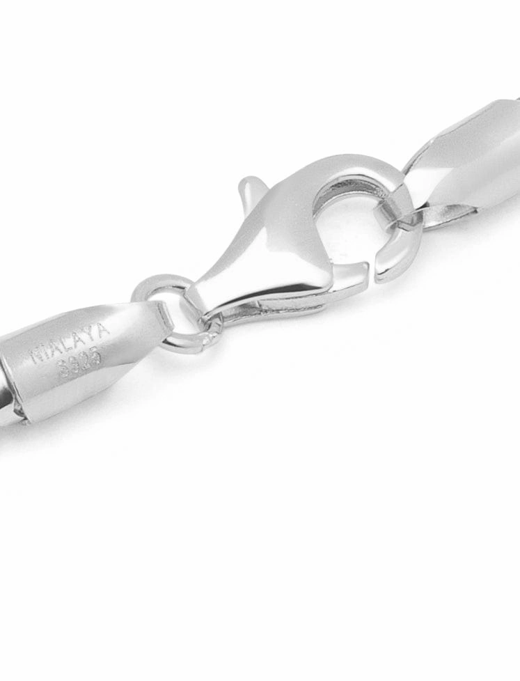 Men's Silver Round Chain Bracelet