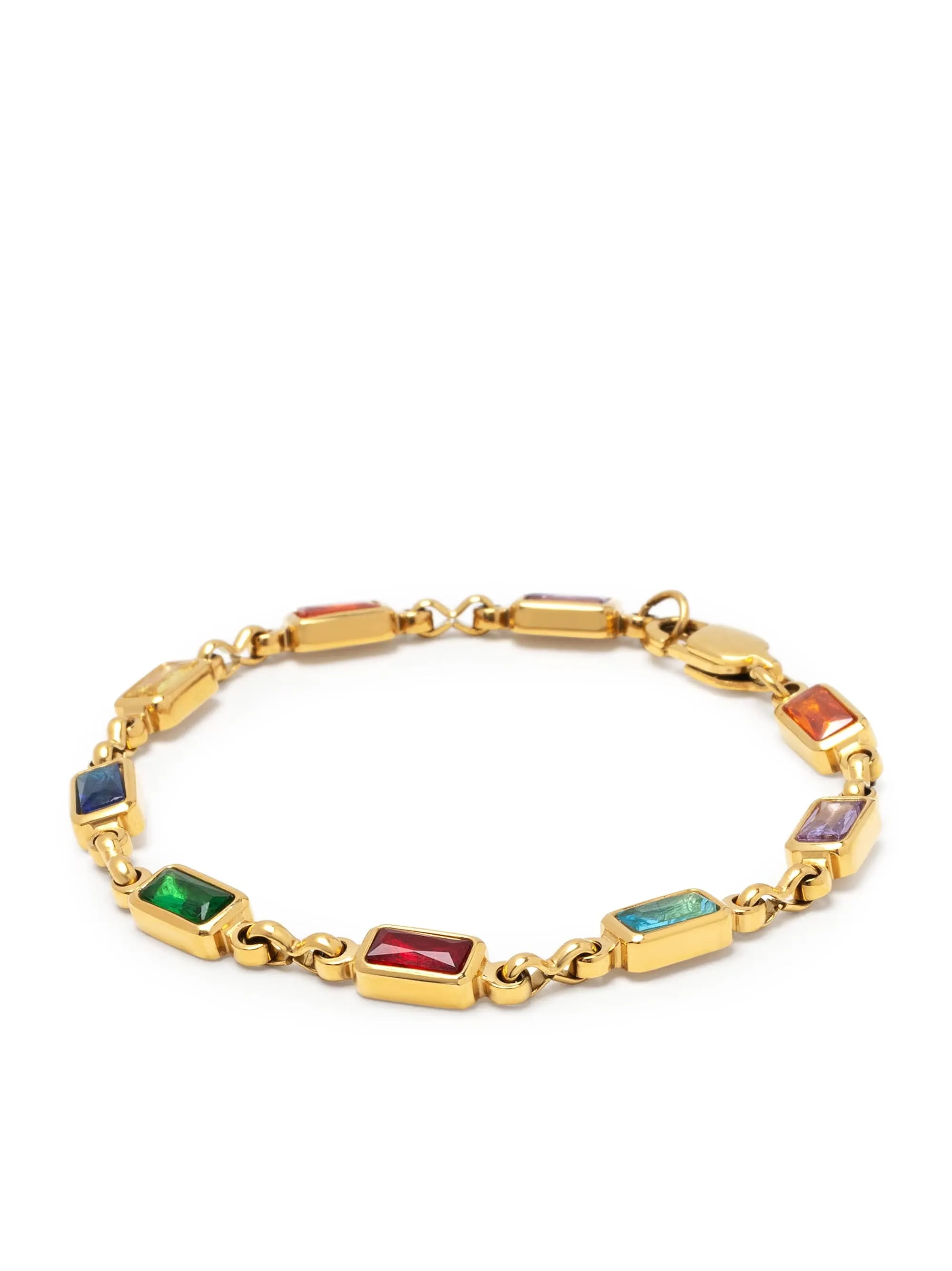 Men's Rectangle Tennis Bracelet