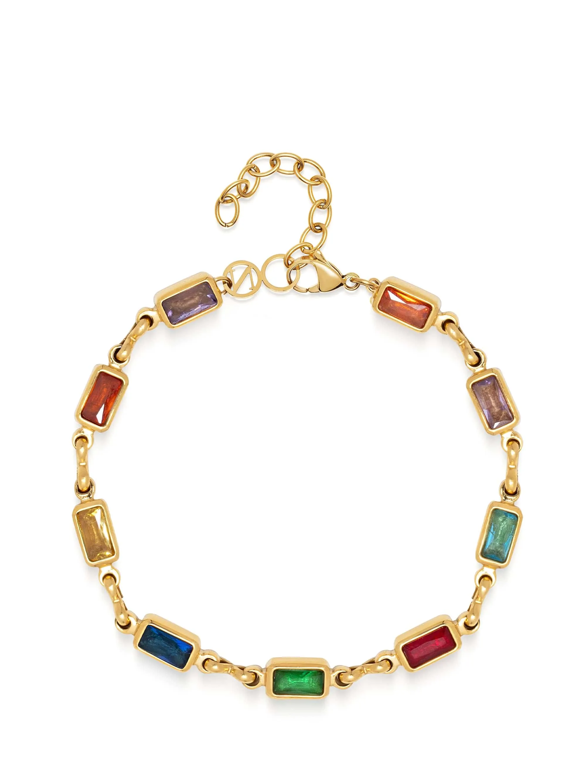 Men's Rectangle Tennis Bracelet