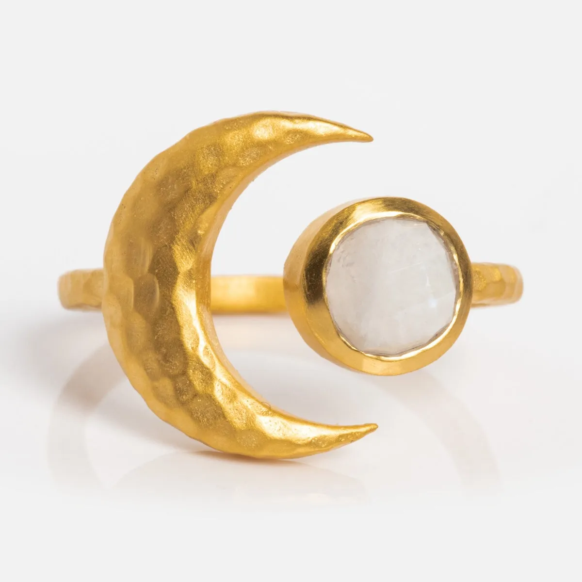 Moon Open Ring