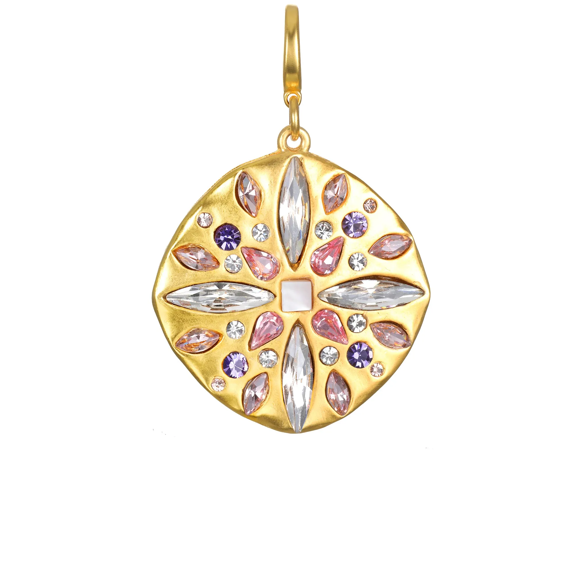 Mosaic Eyelet Clip-On Charm
