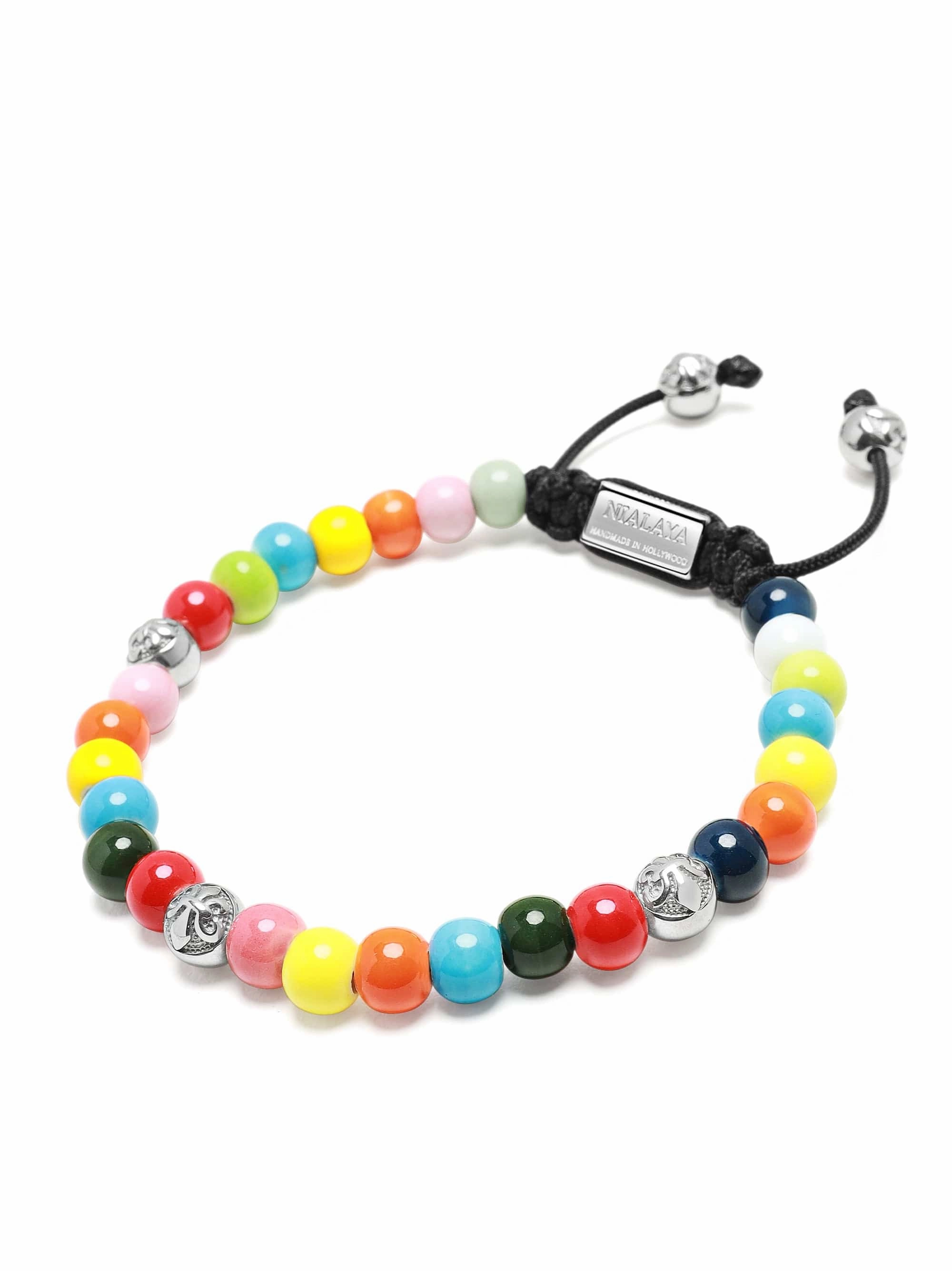 Multicolor Ceramic Beaded Bracelet