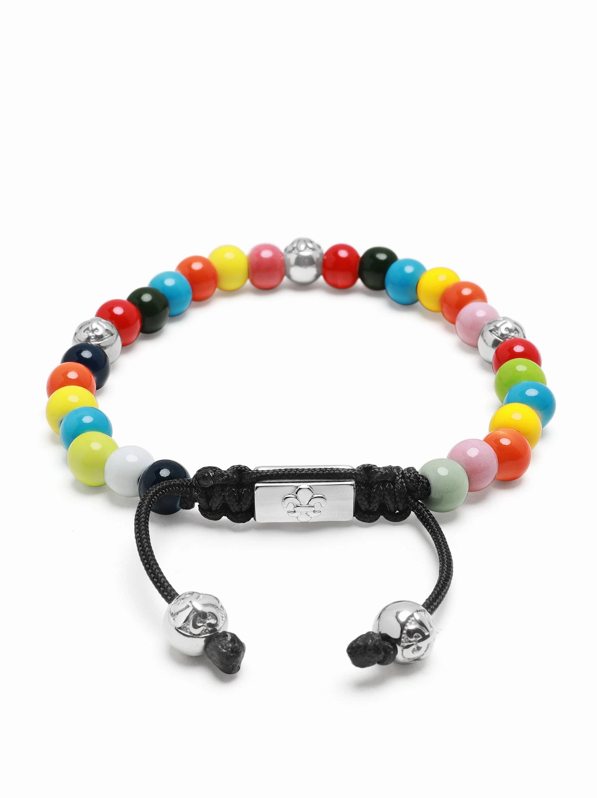 Multicolor Ceramic Beaded Bracelet