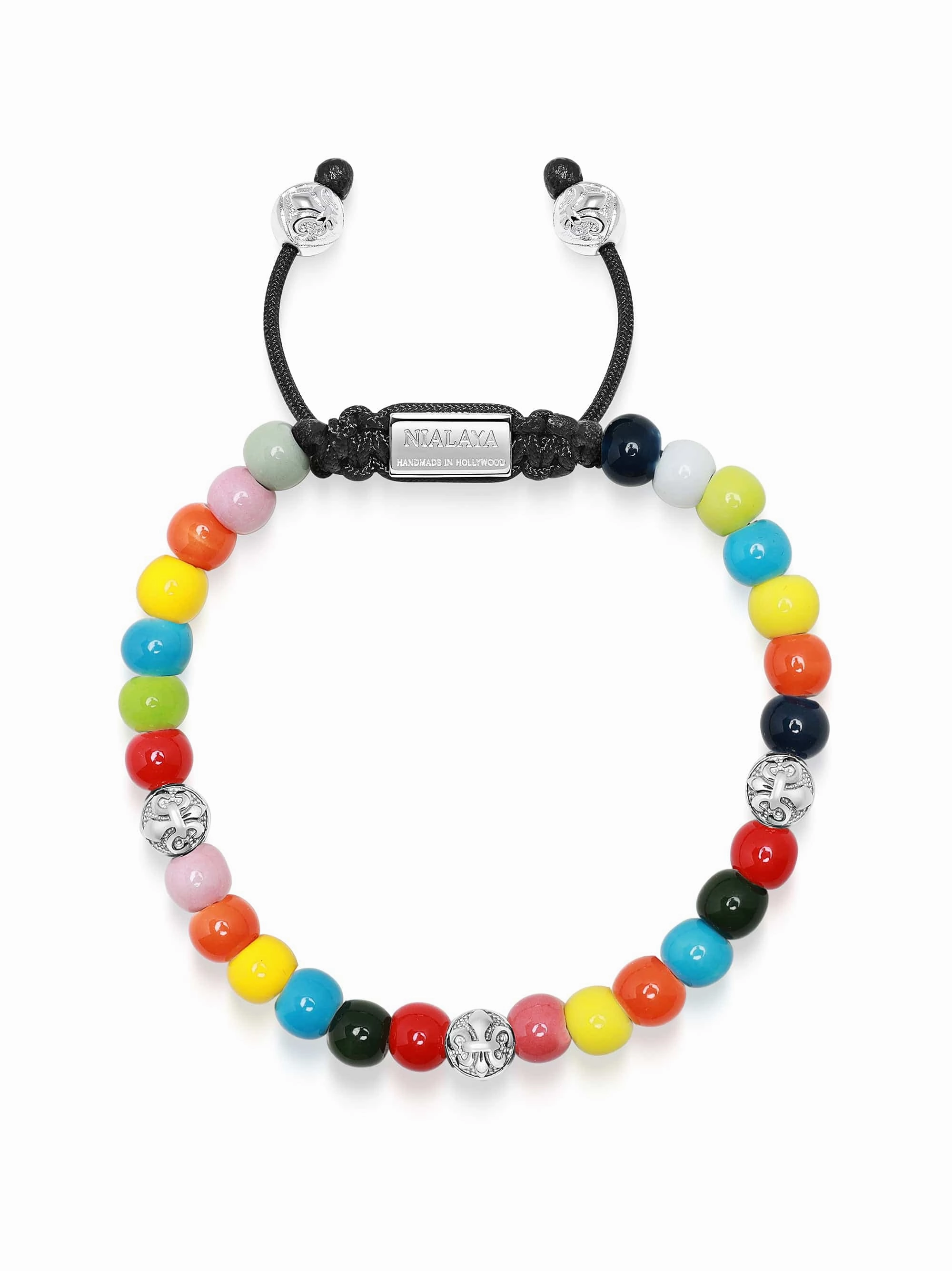 Multicolor Ceramic Beaded Bracelet