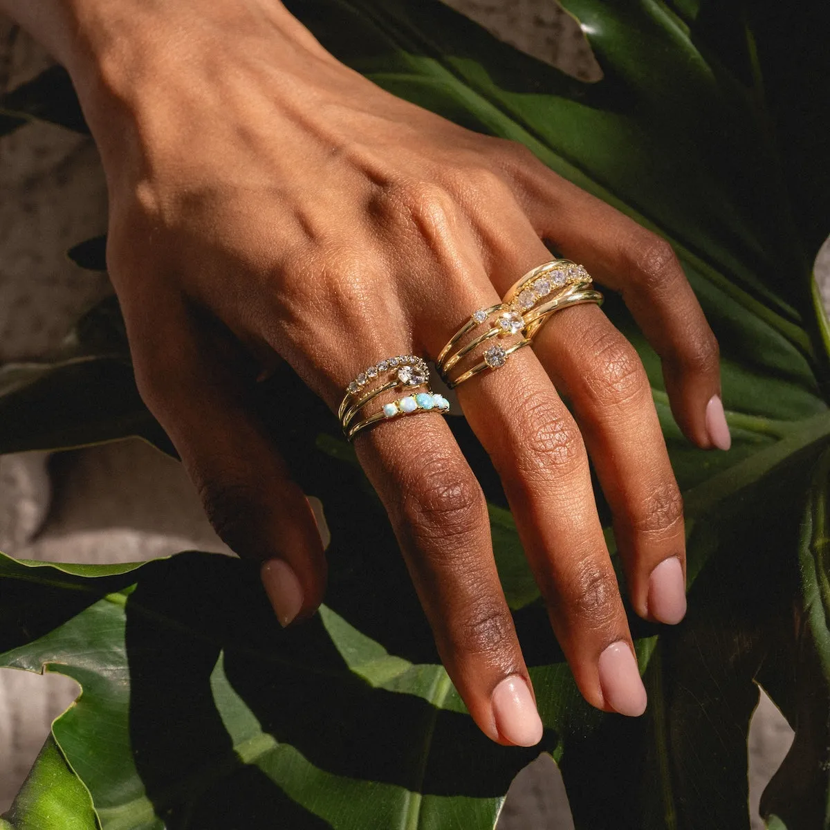 Oh She Fancy Stacked Ring