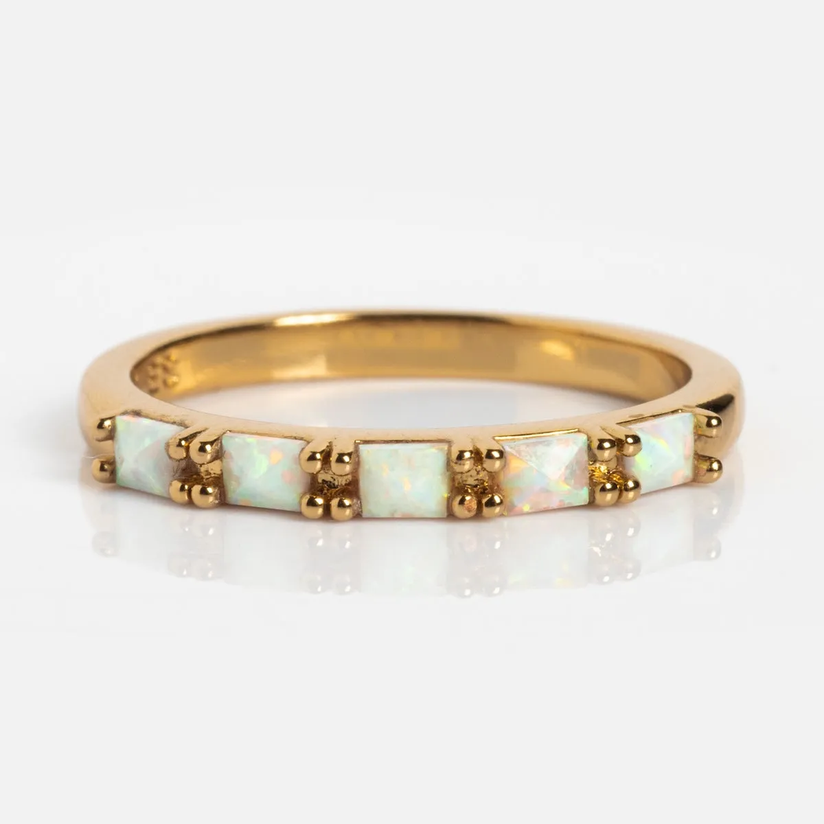 Opal Baguette Band